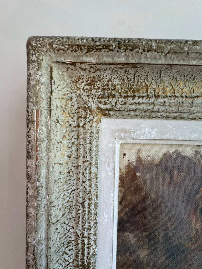 French Nude Oil on Canvas