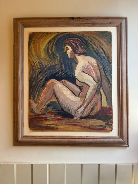 Female Nude - Pastel on Card