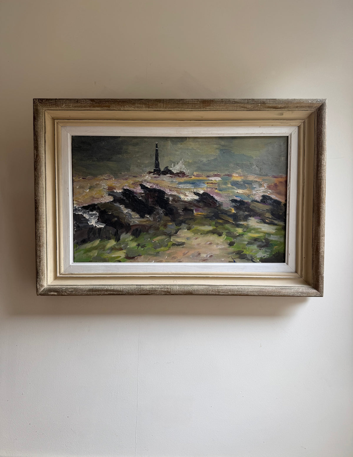 Signed French Seascape