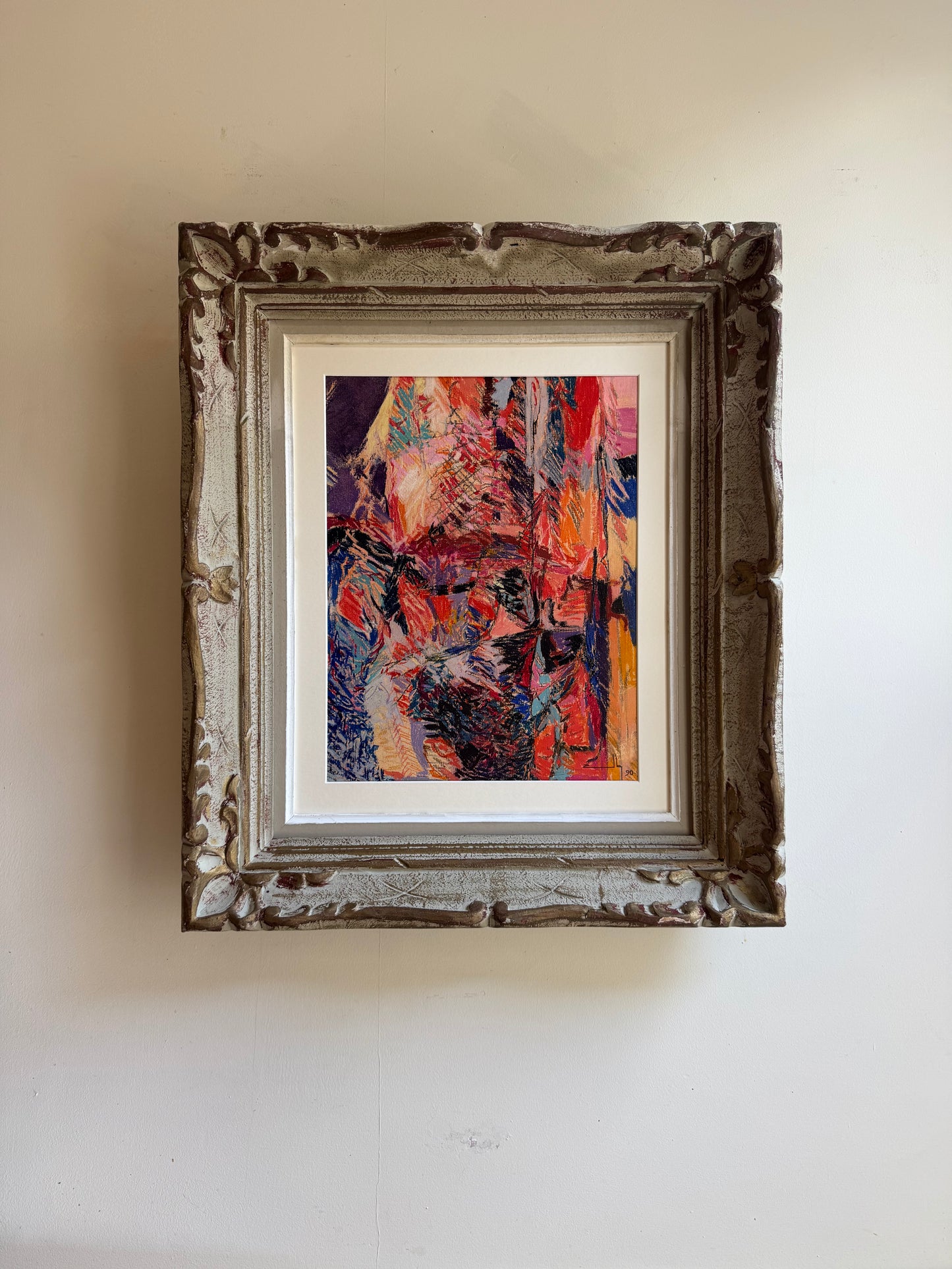 Abstract Oil Pastel