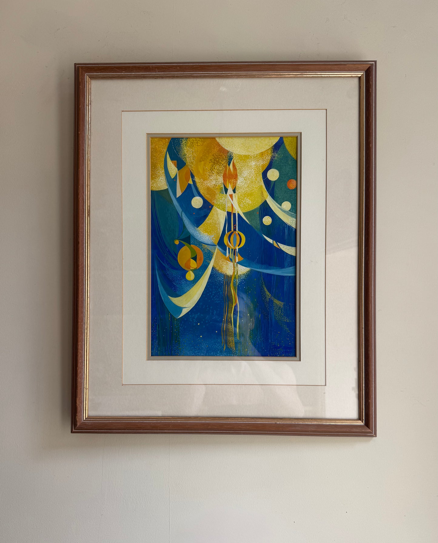 Abstract Gouache