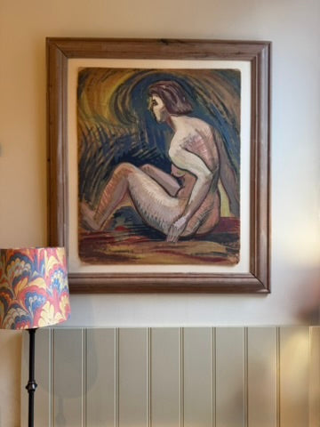 Female Nude - Pastel on Card