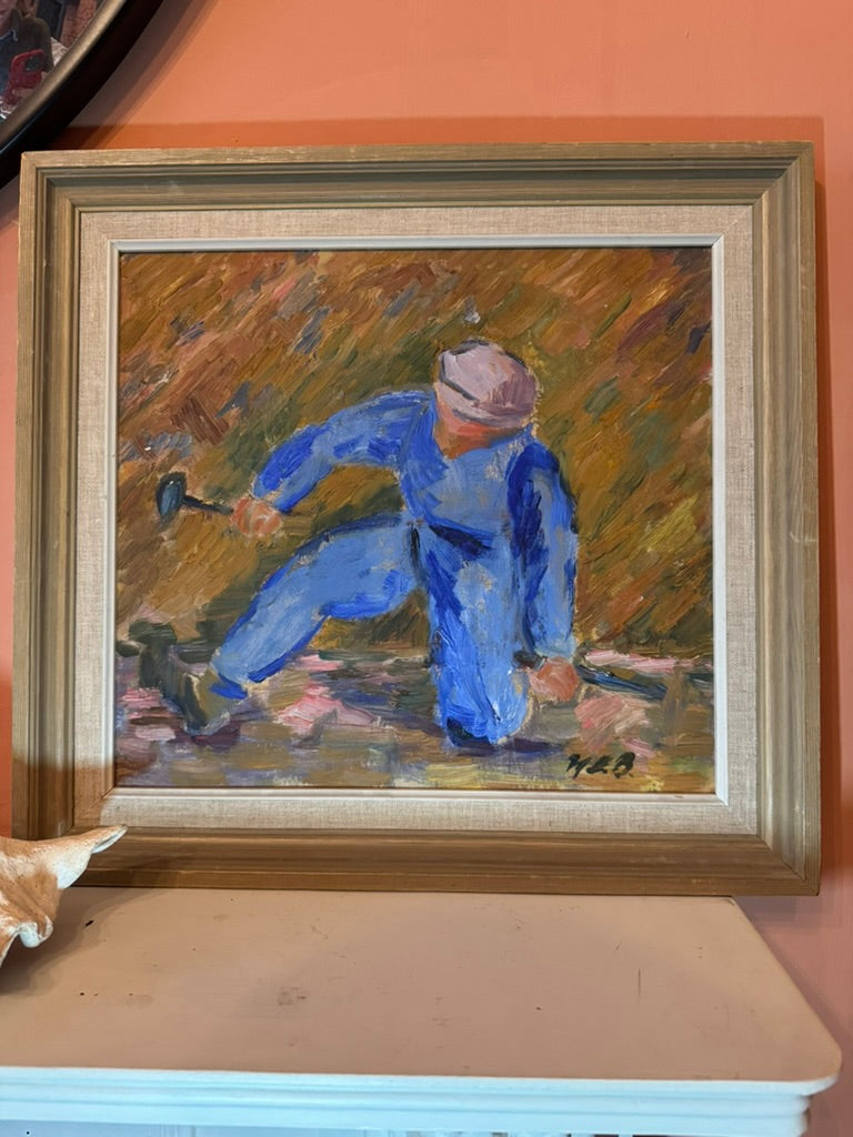 Blue Overalls