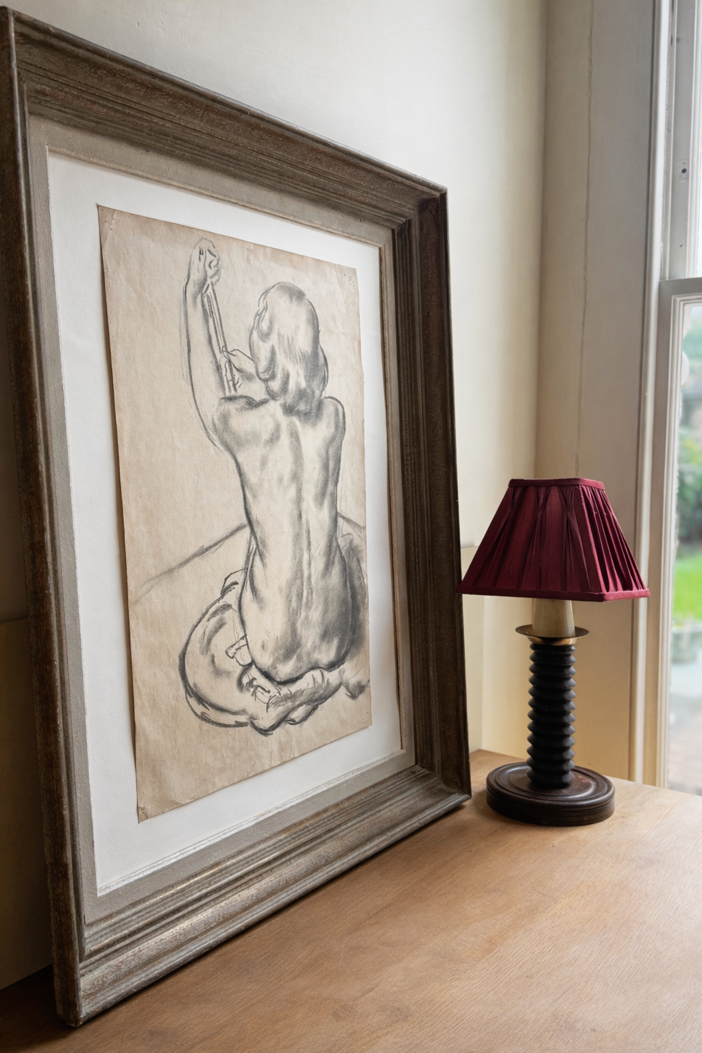 Female Nude - Charcoal on Paper