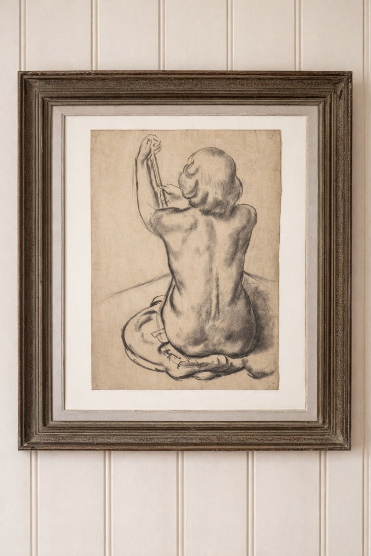Female Nude - Charcoal on Paper