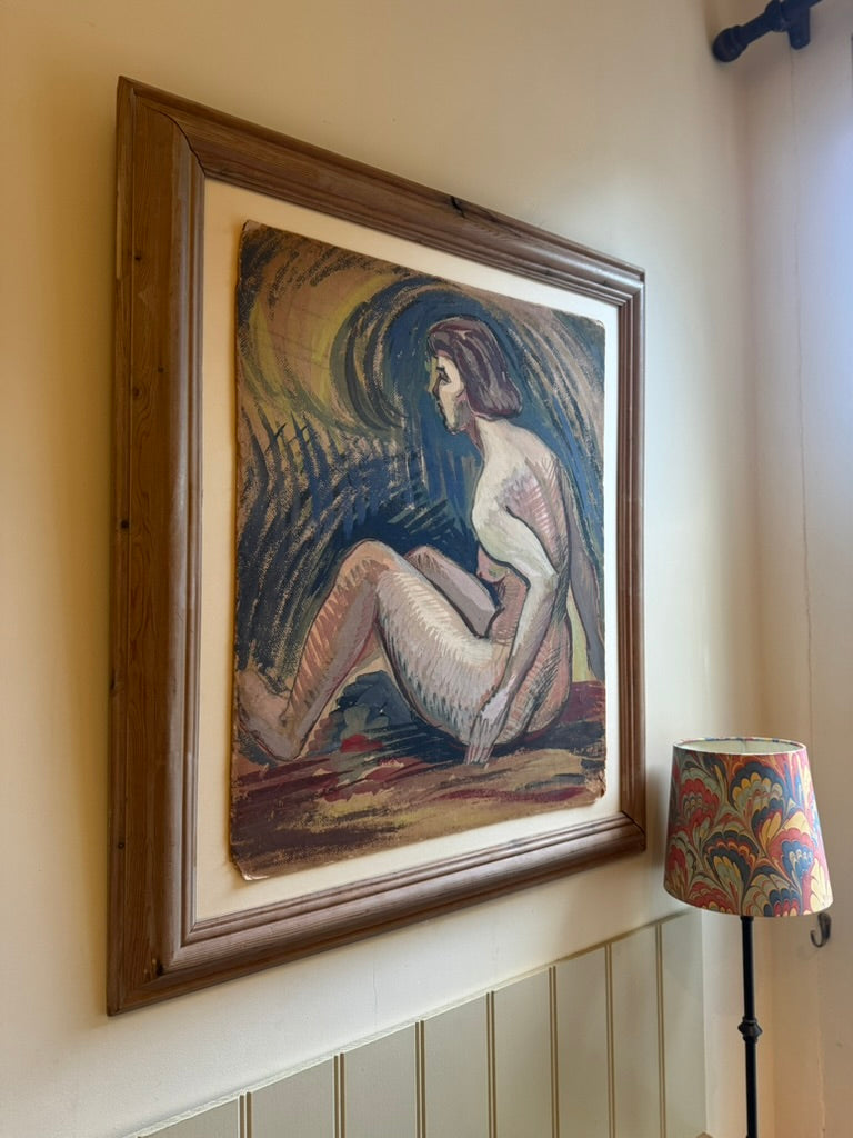 Female Nude - Pastel on Card