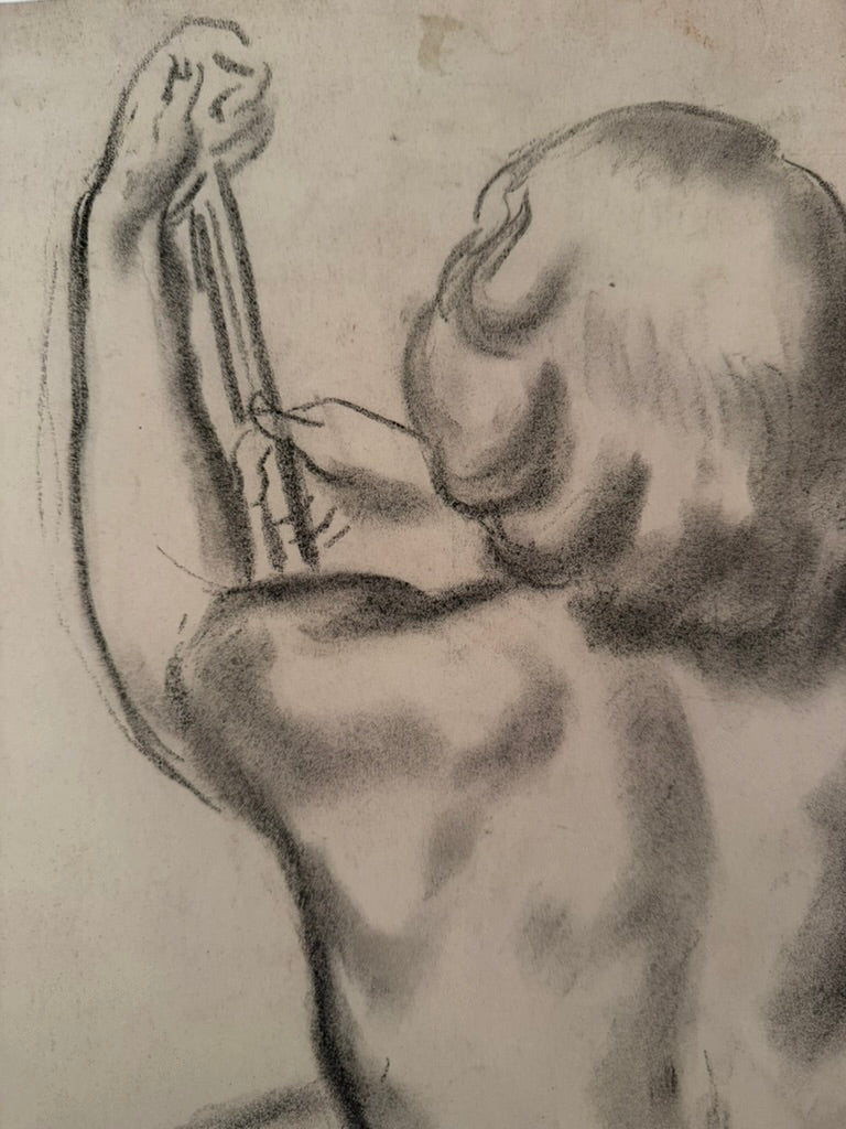 Female Nude - Charcoal on Paper