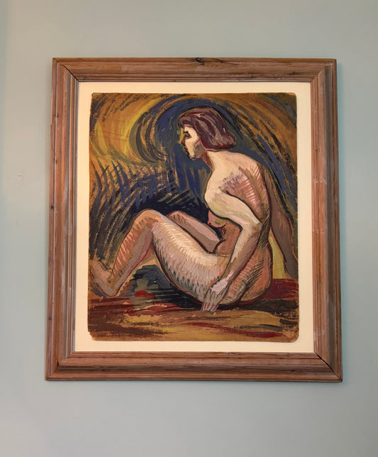 Female Nude - Pastel on Card