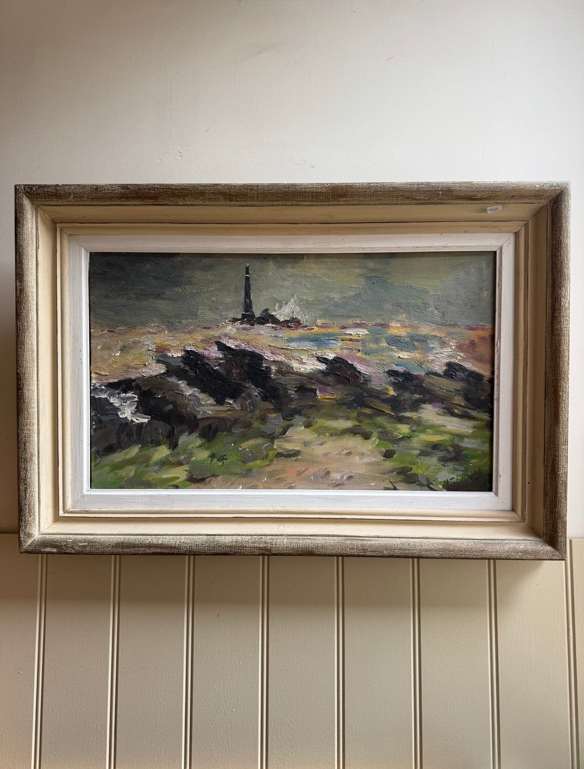 Signed French Seascape