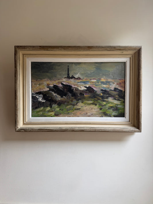 Signed French Seascape