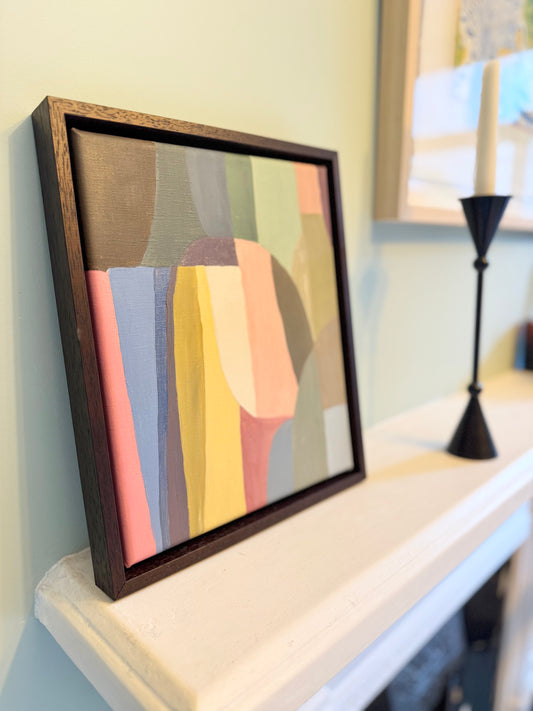 Pastel Abstract on Canvas