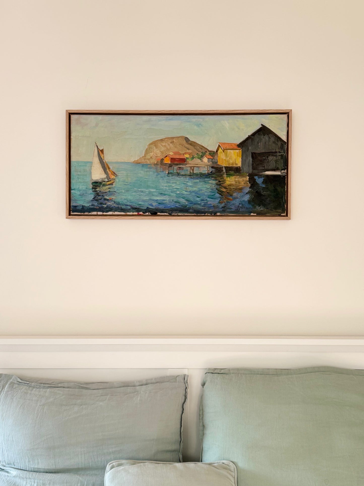 Mid-Century Swedish Seascape