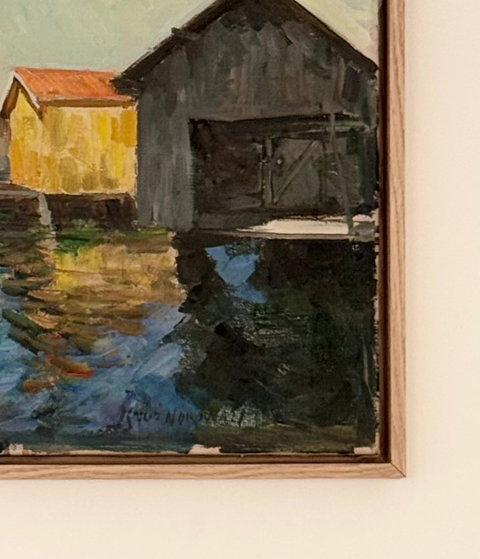 Mid-Century Swedish Seascape