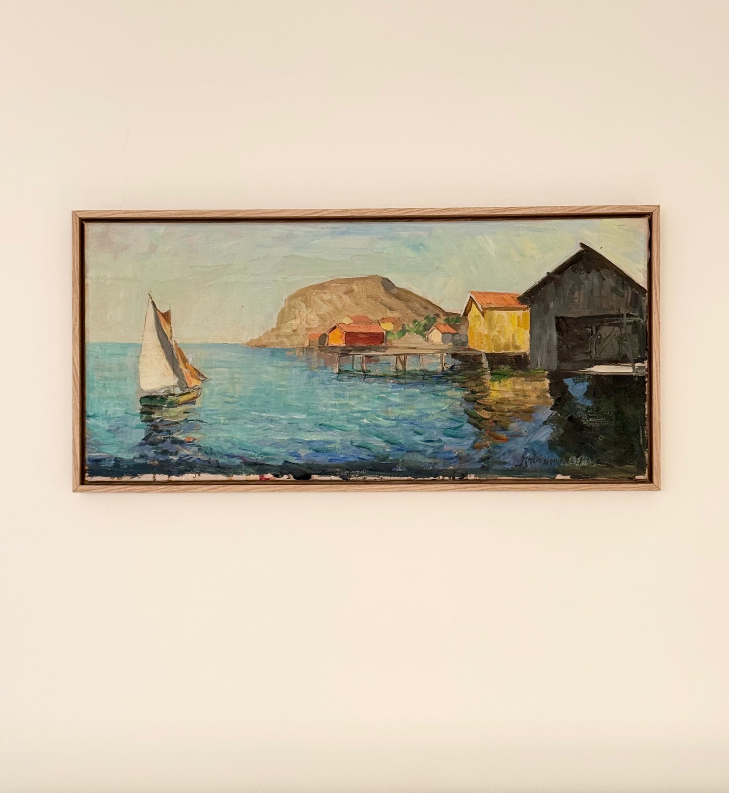 Mid-Century Swedish Seascape