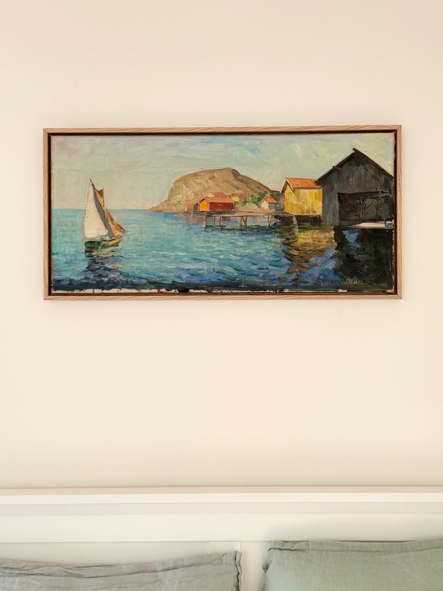 Mid-Century Swedish Seascape