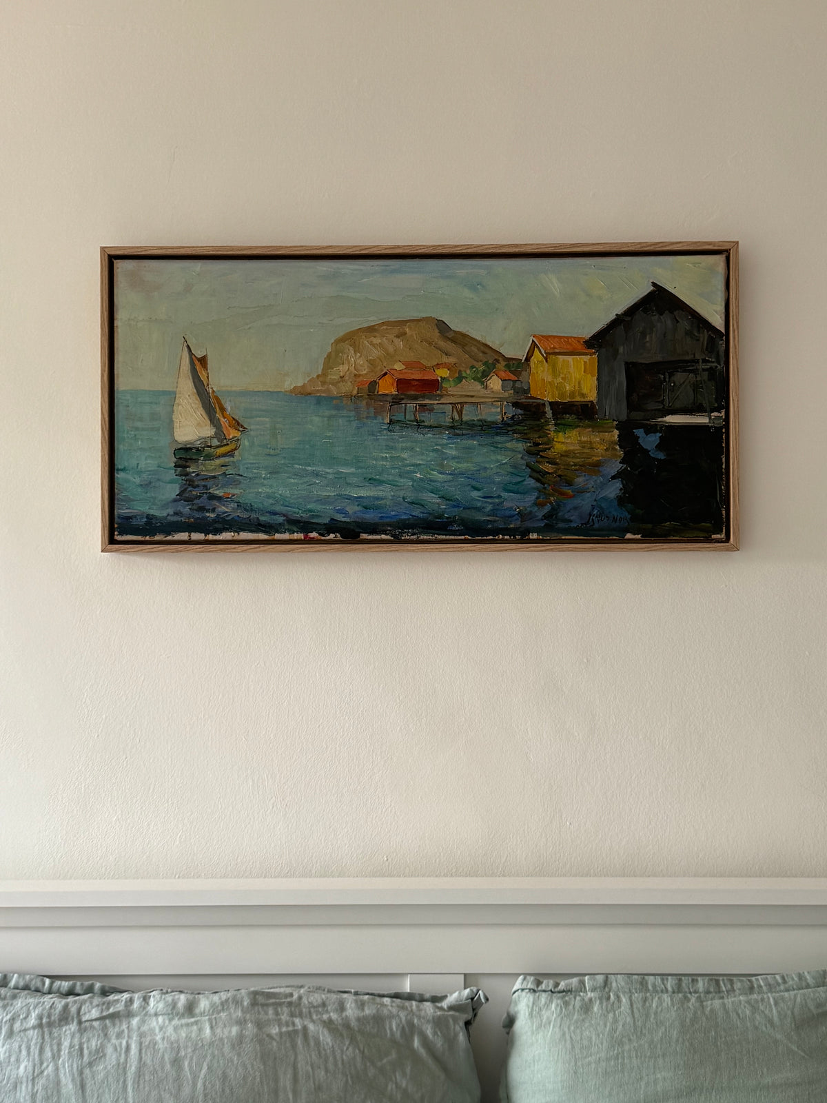 Mid-Century Swedish Seascape