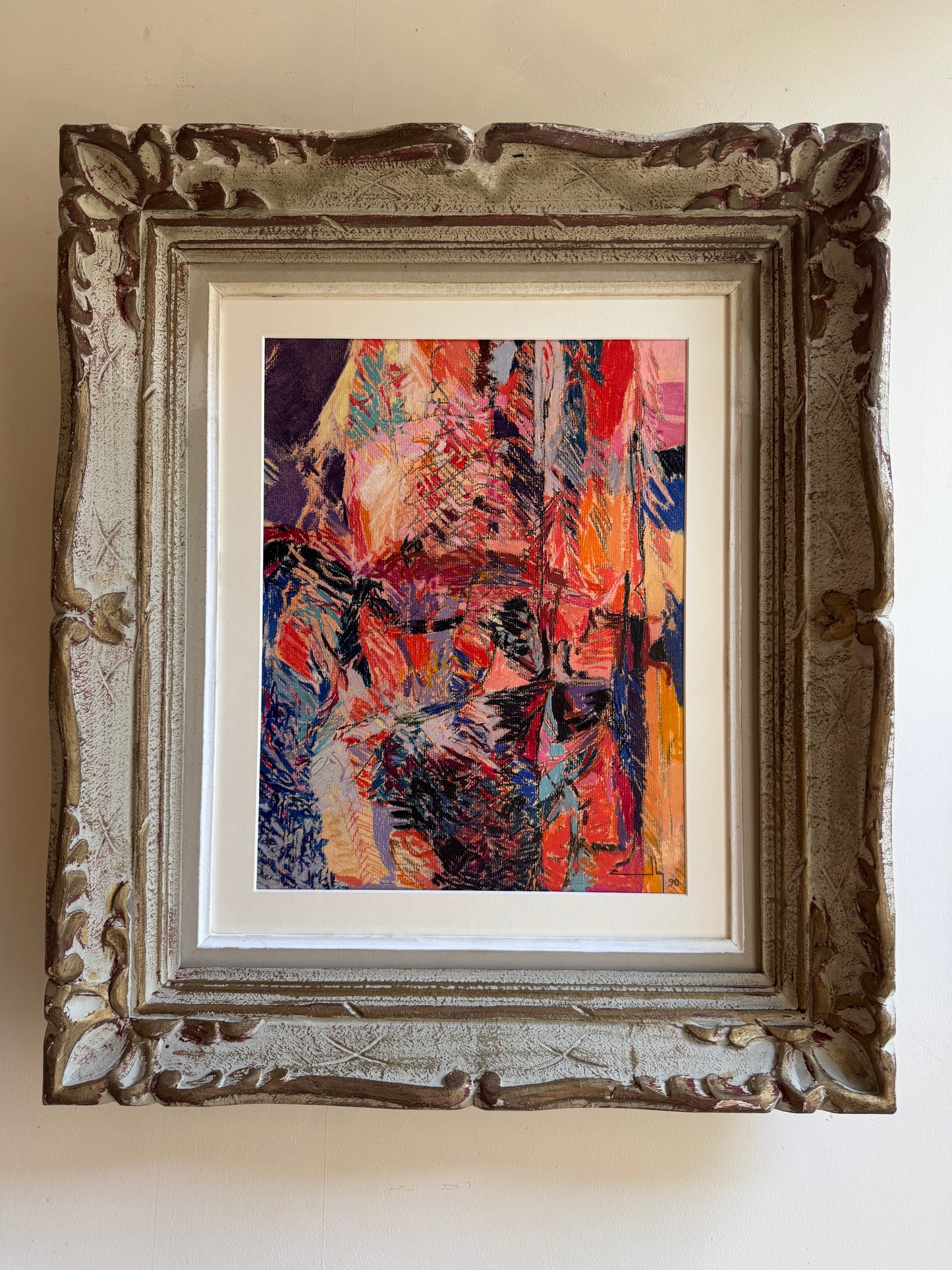 Abstract Oil Pastel