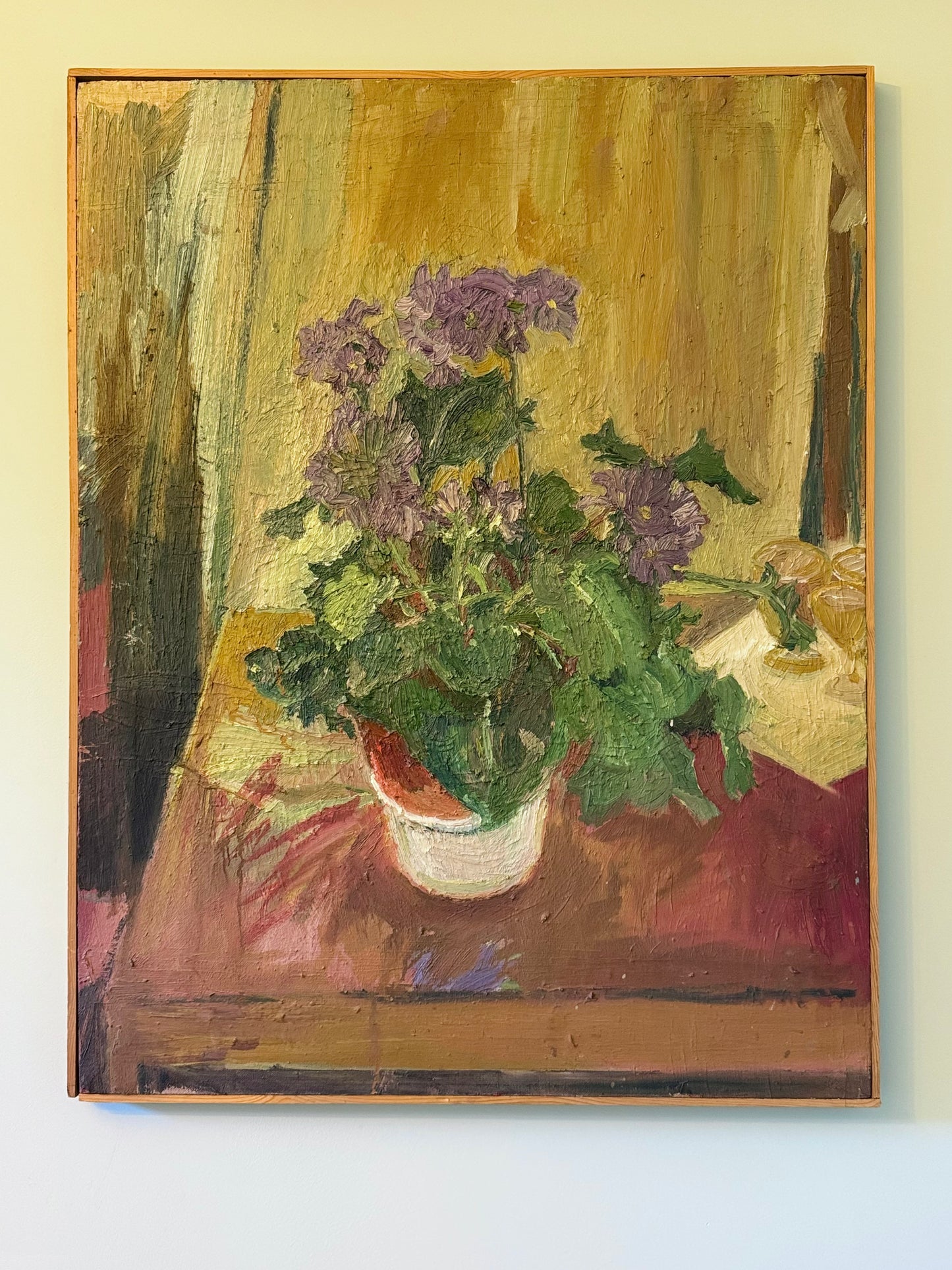 Lilac Chrysanthemums Still Life