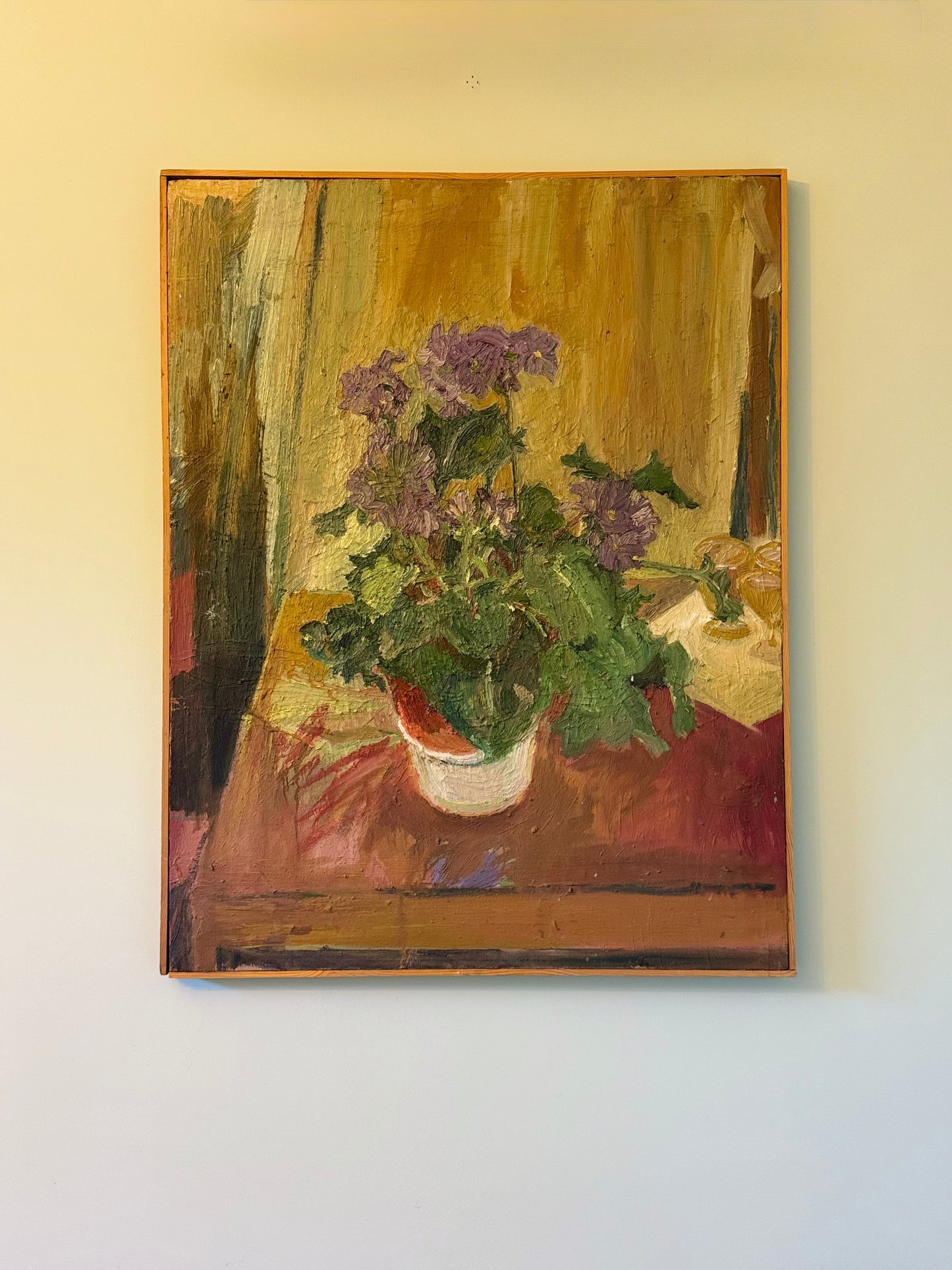Lilac Chrysanthemums Still Life
