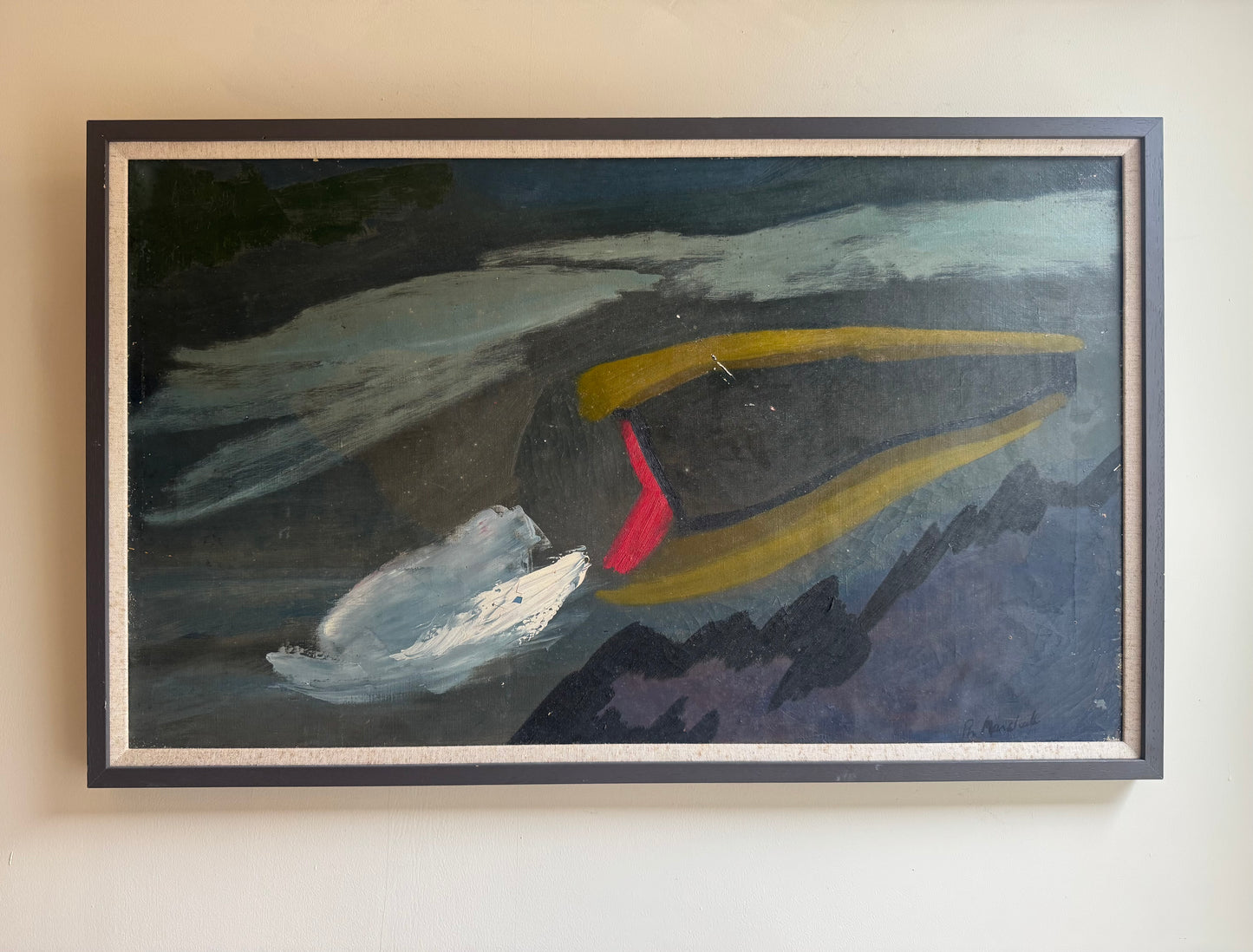 Large Mid-Century Abstract