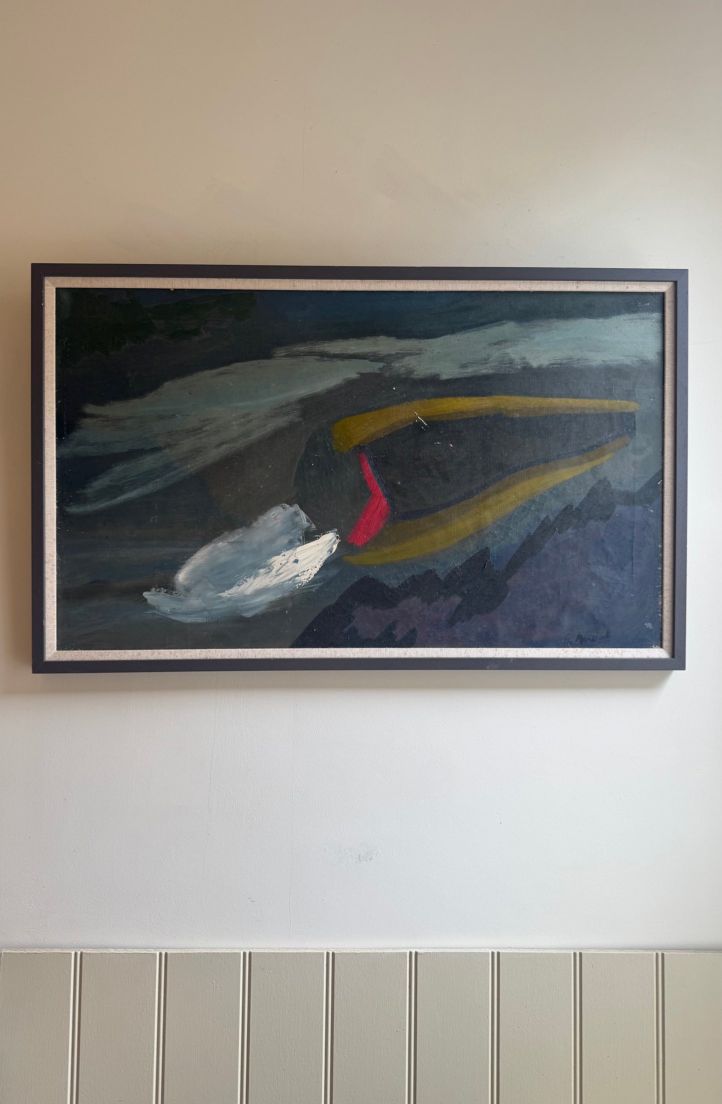 Large Mid-Century Abstract