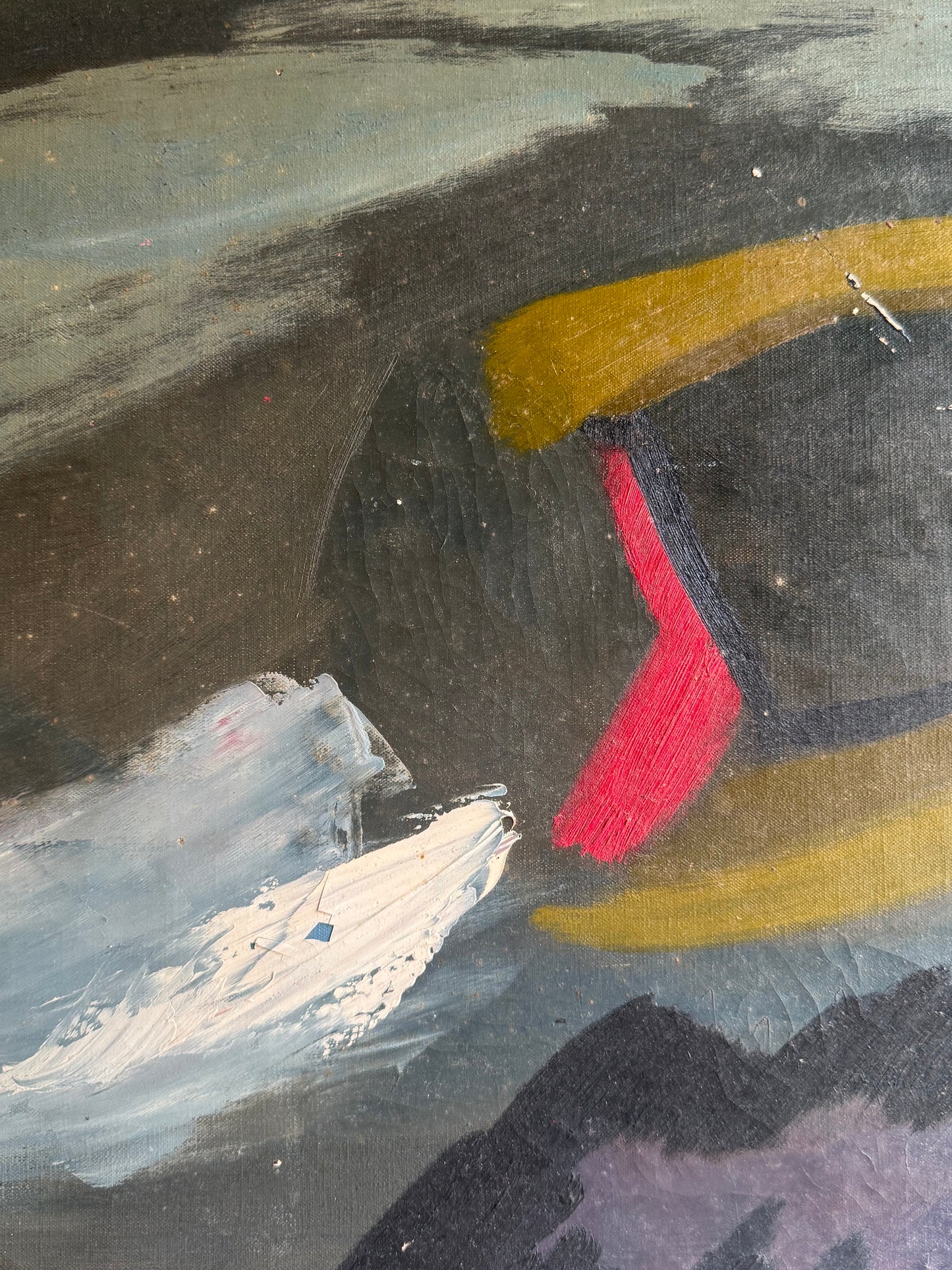 Large Mid-Century Abstract