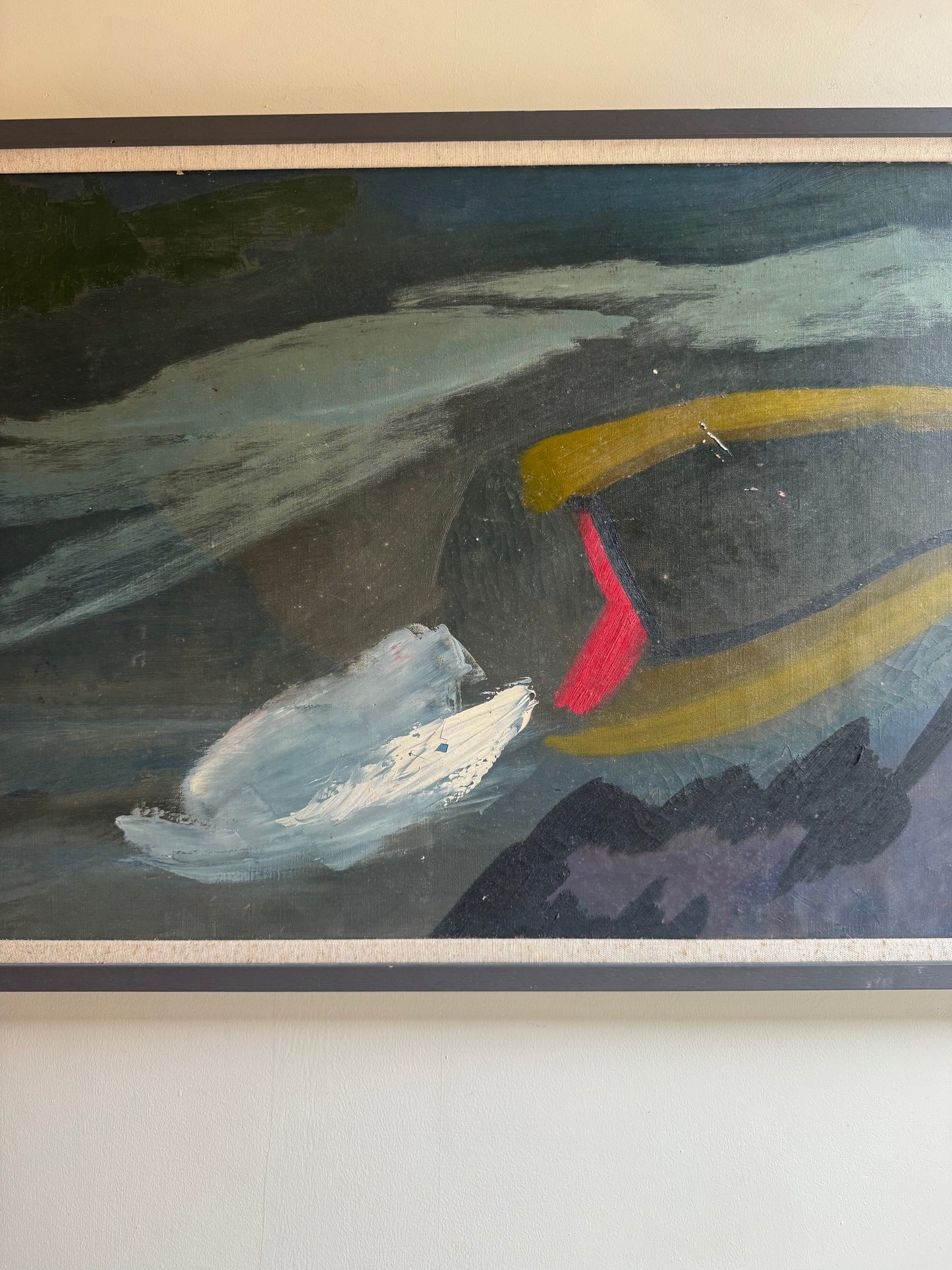 Large Mid-Century Abstract