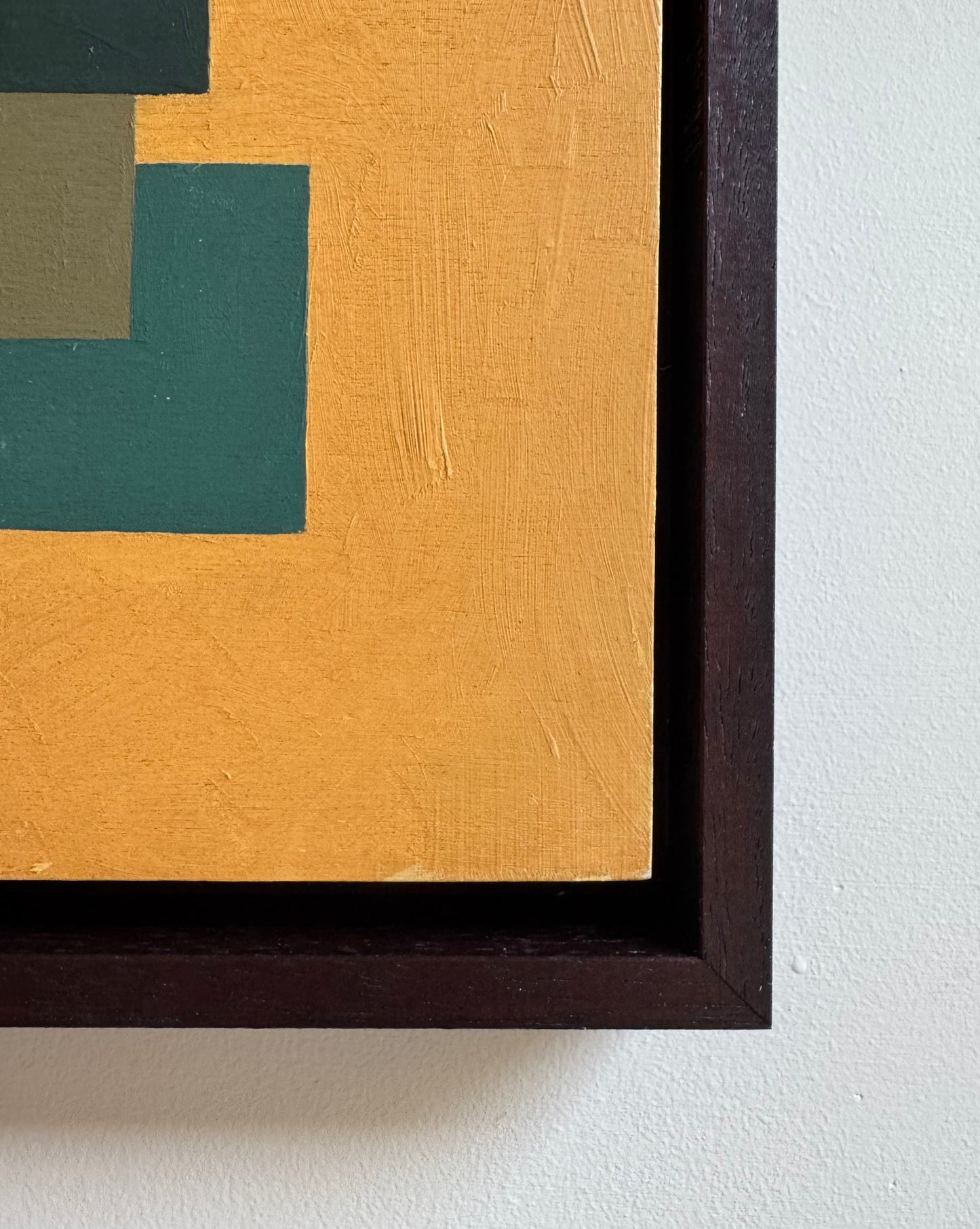 Ochre Geometric Abstract