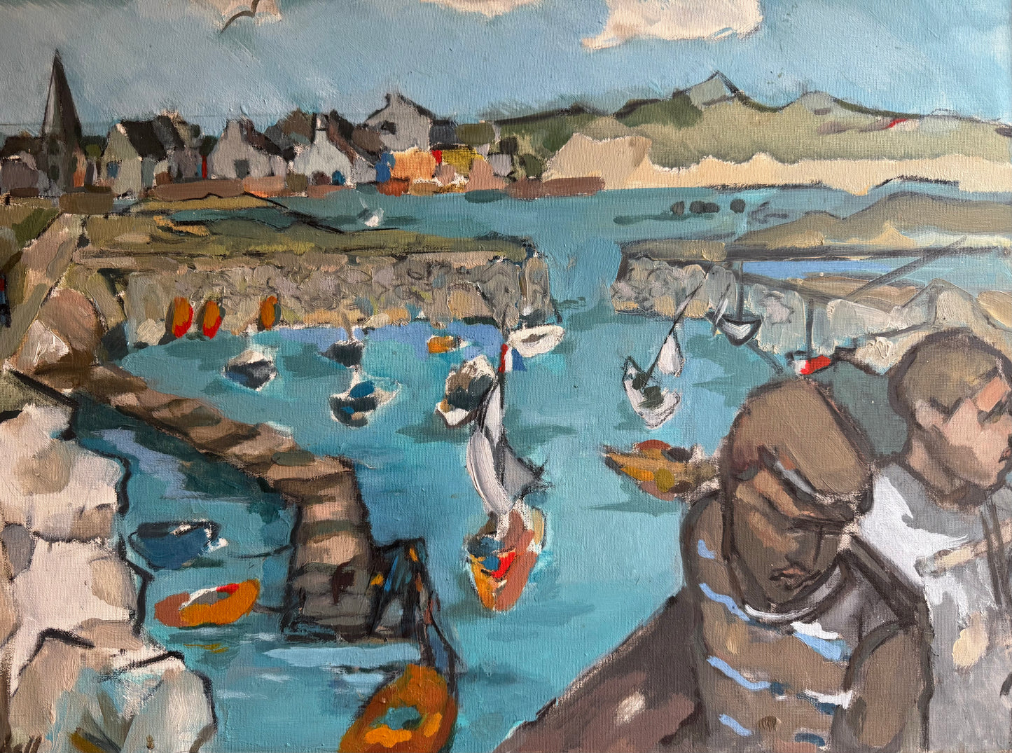 Portbail Harbour Seascape