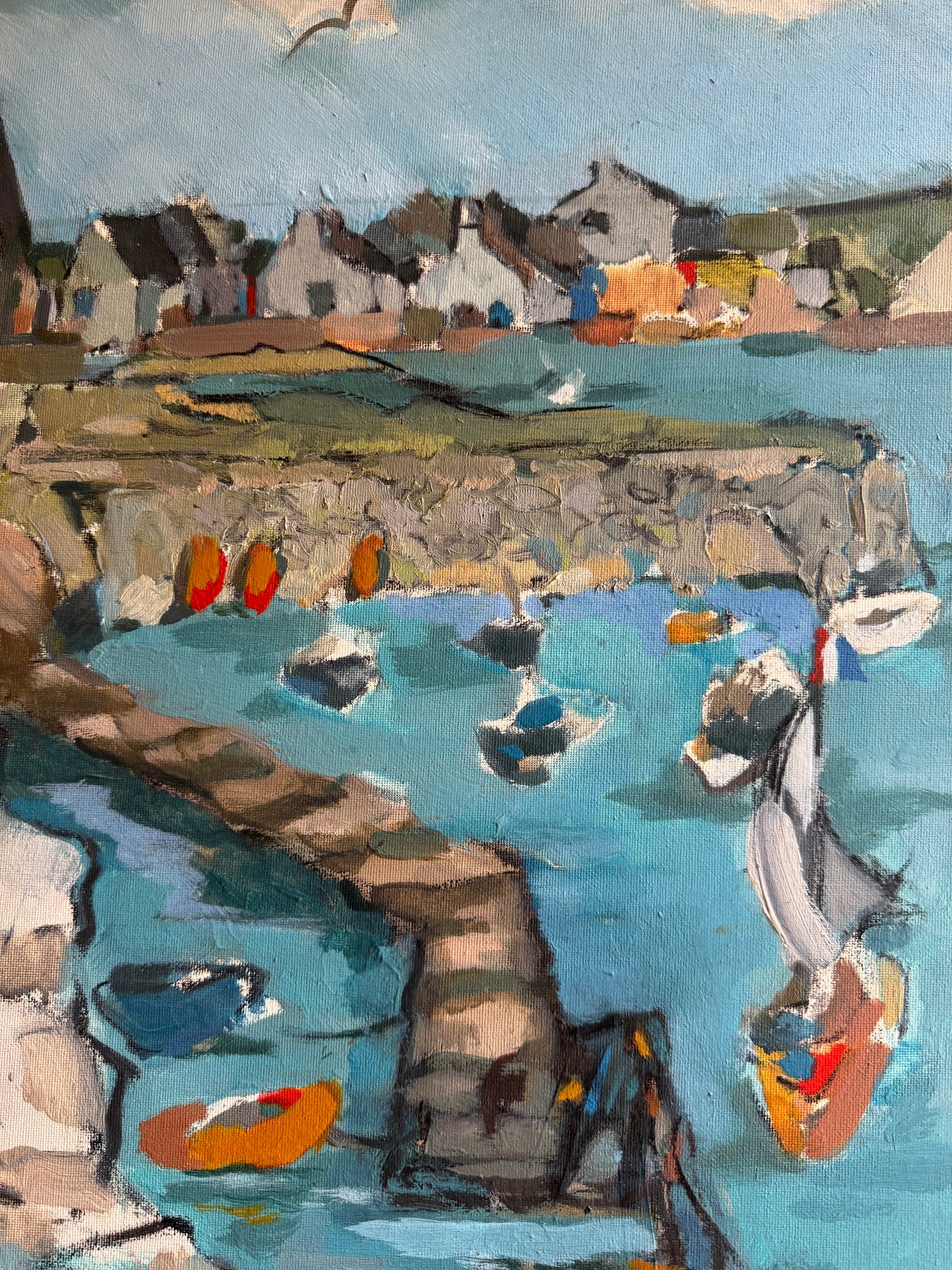 Portbail Harbour Seascape