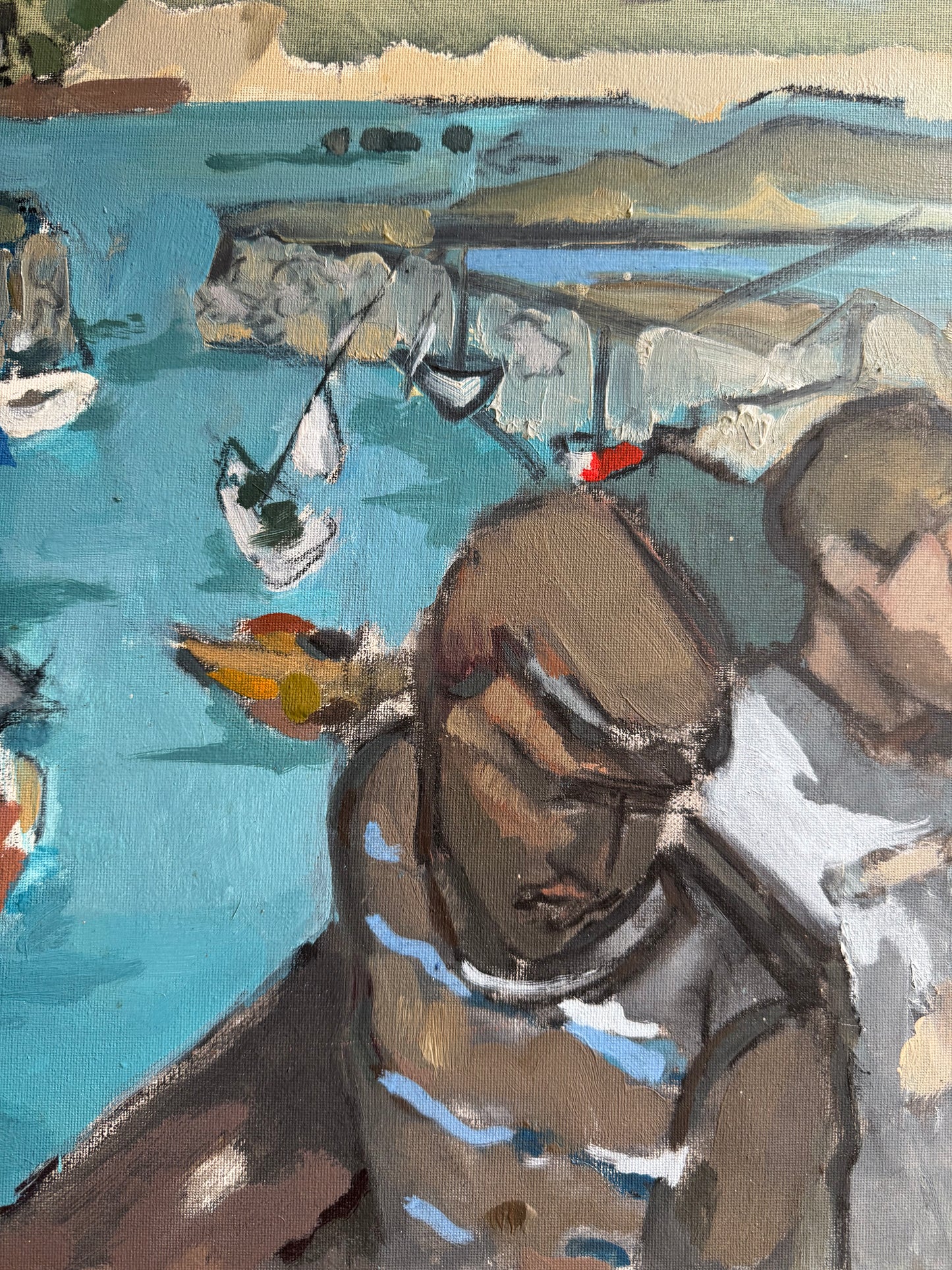 Portbail Harbour Seascape