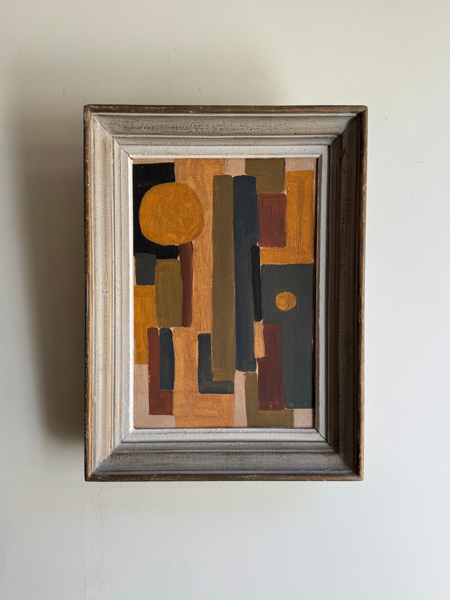Ochre and Burnt Sienna Abstract