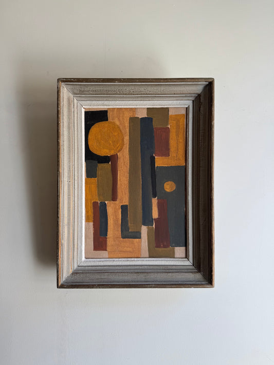 Ochre and Burnt Sienna Abstract
