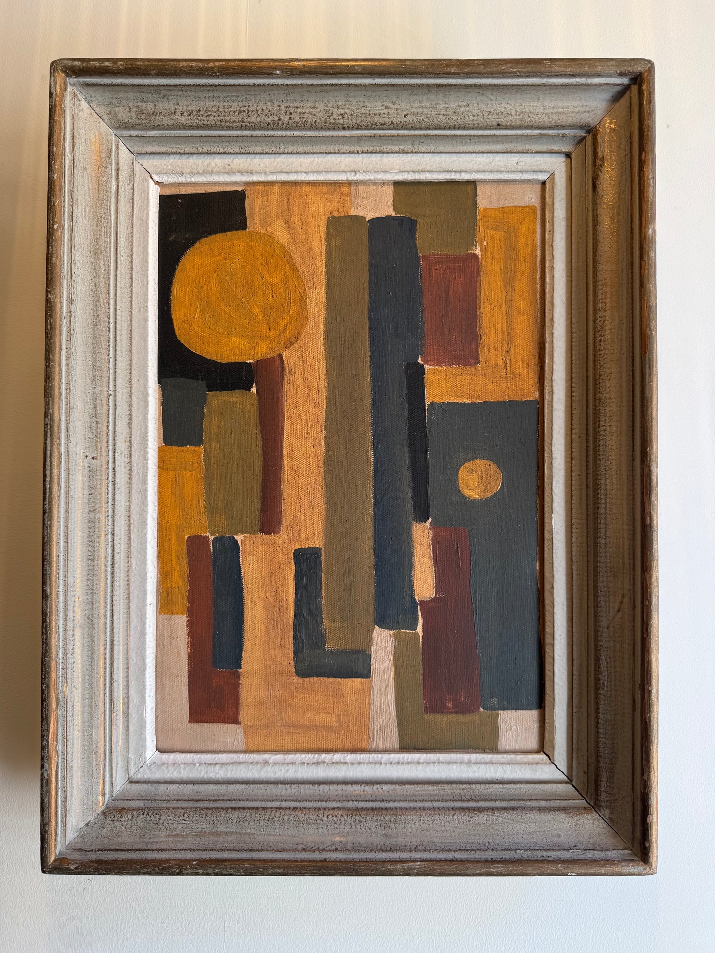Ochre and Burnt Sienna Abstract