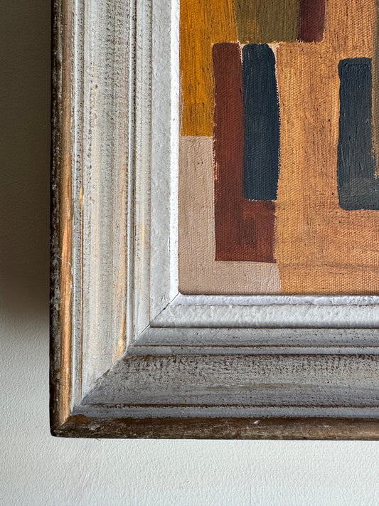 Ochre and Burnt Sienna Abstract