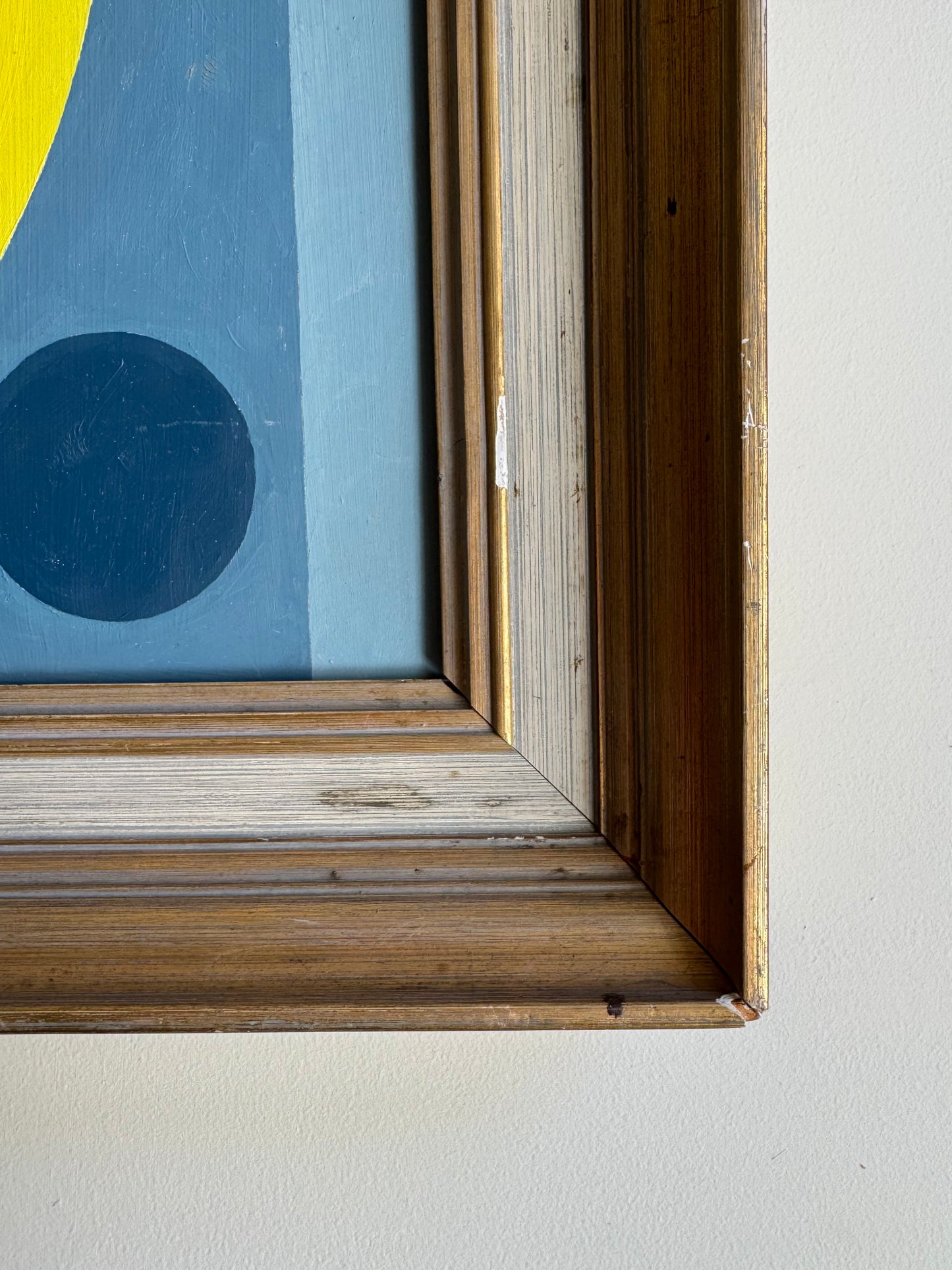 Blue and Citrus Abstract