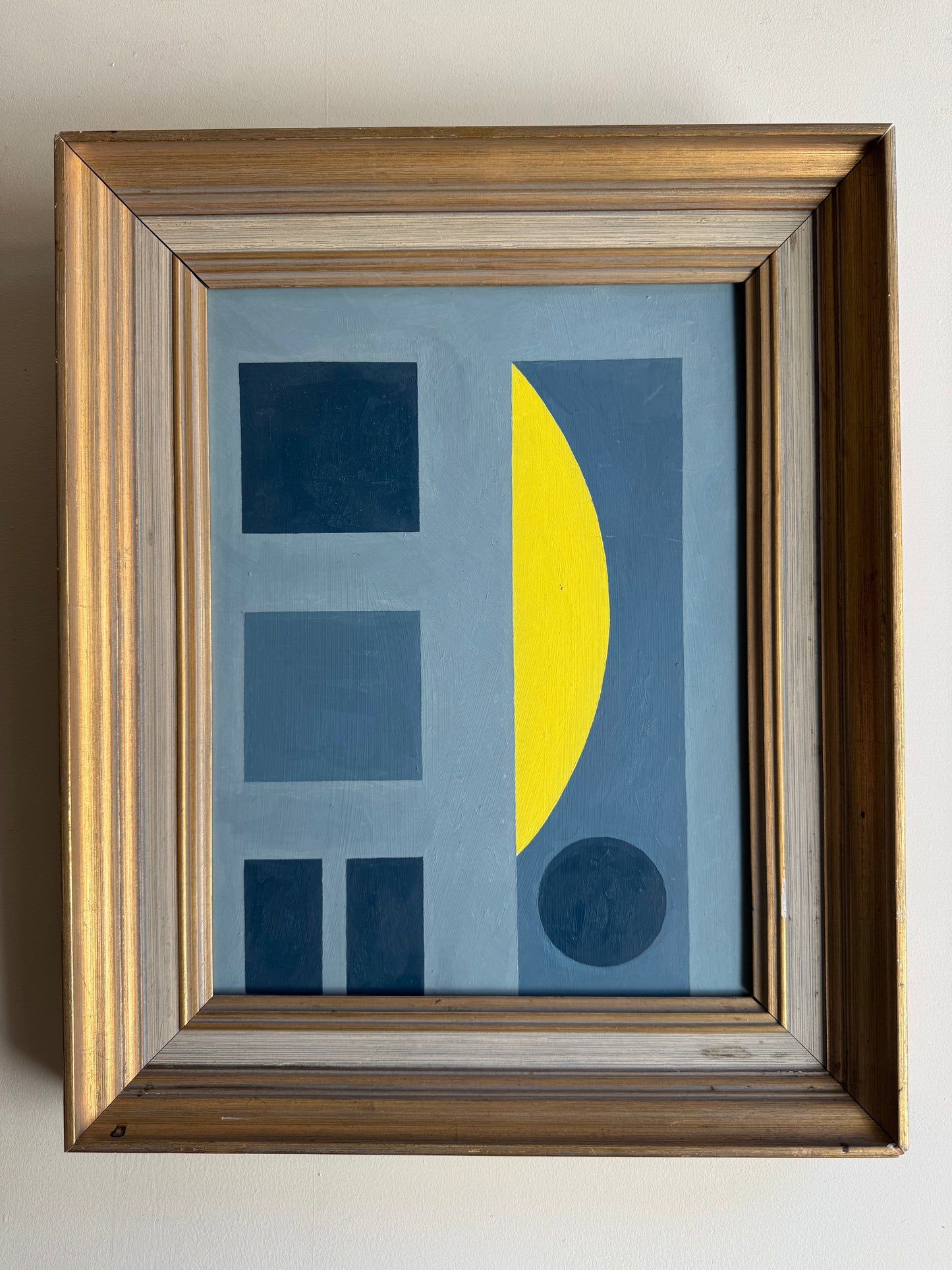 Blue and Citrus Abstract