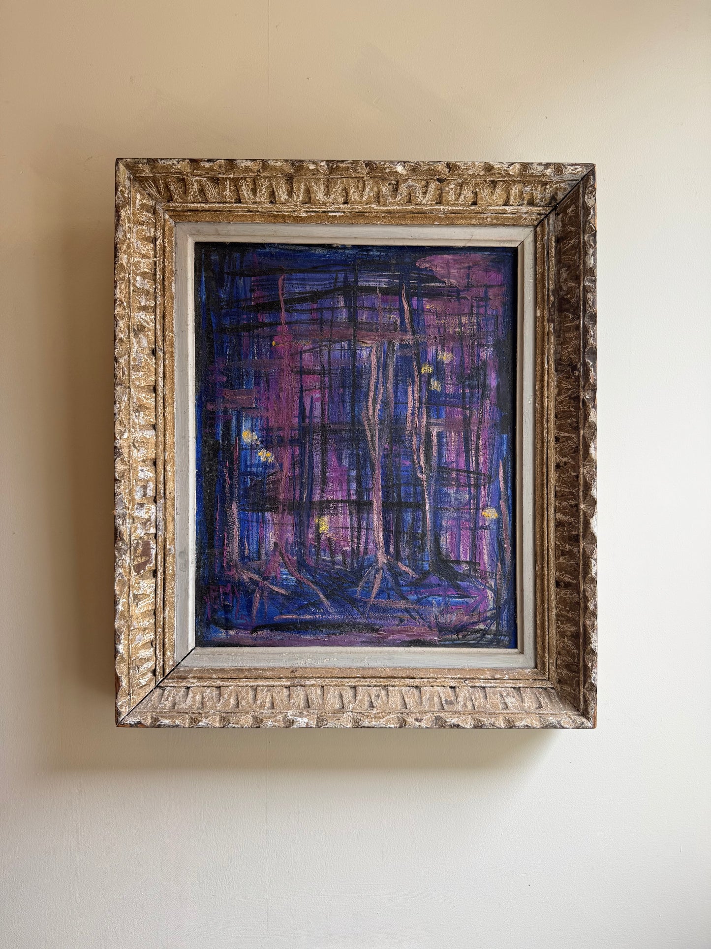 Indigo Abstract