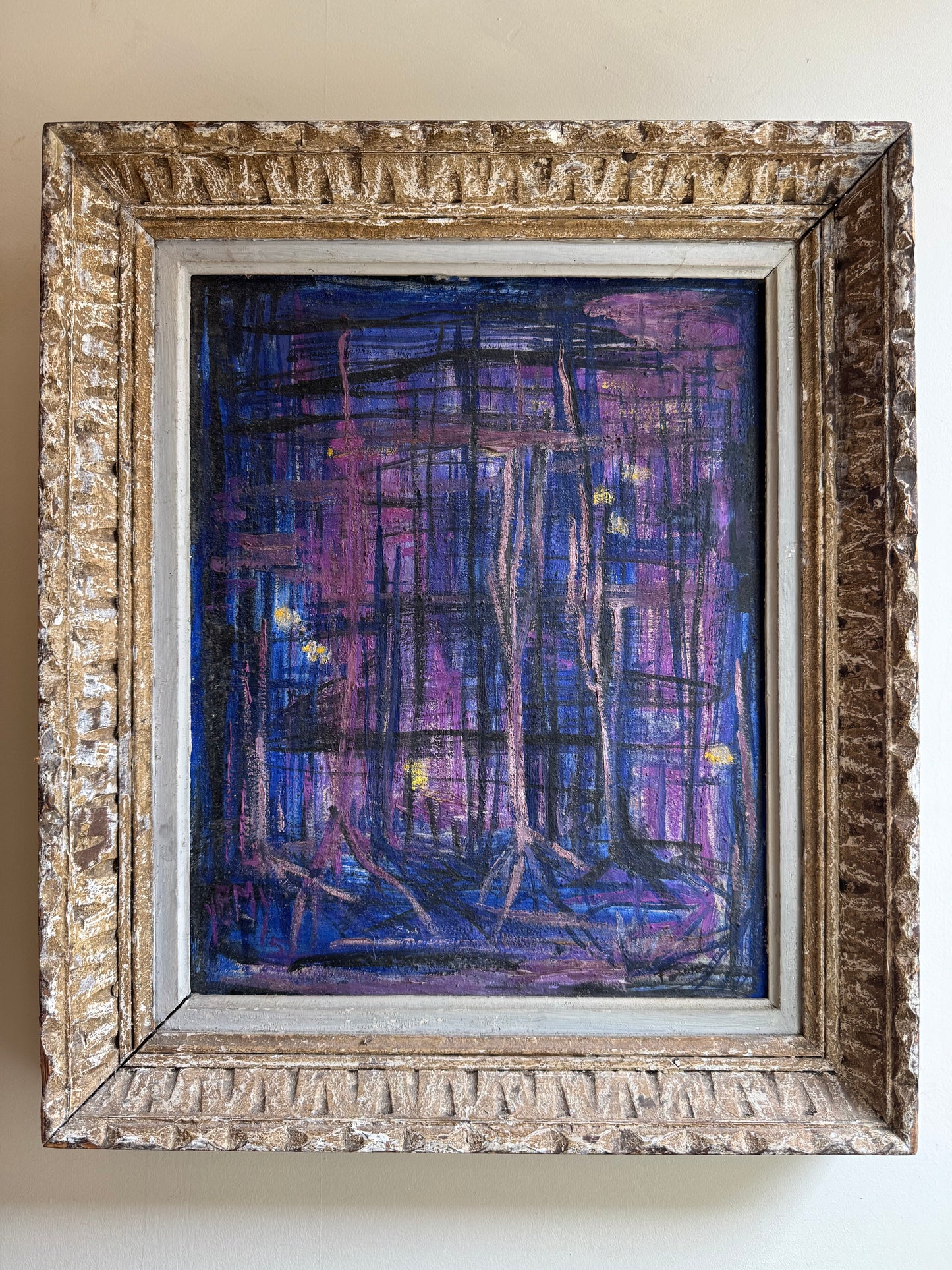 Indigo Abstract