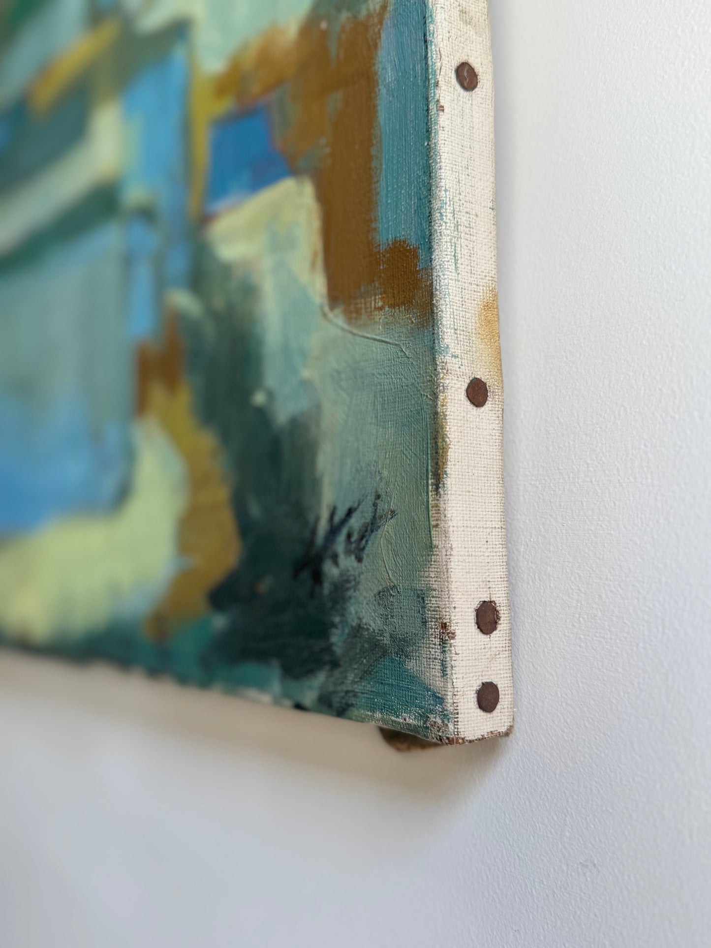 Abstract Study in Aquamarine