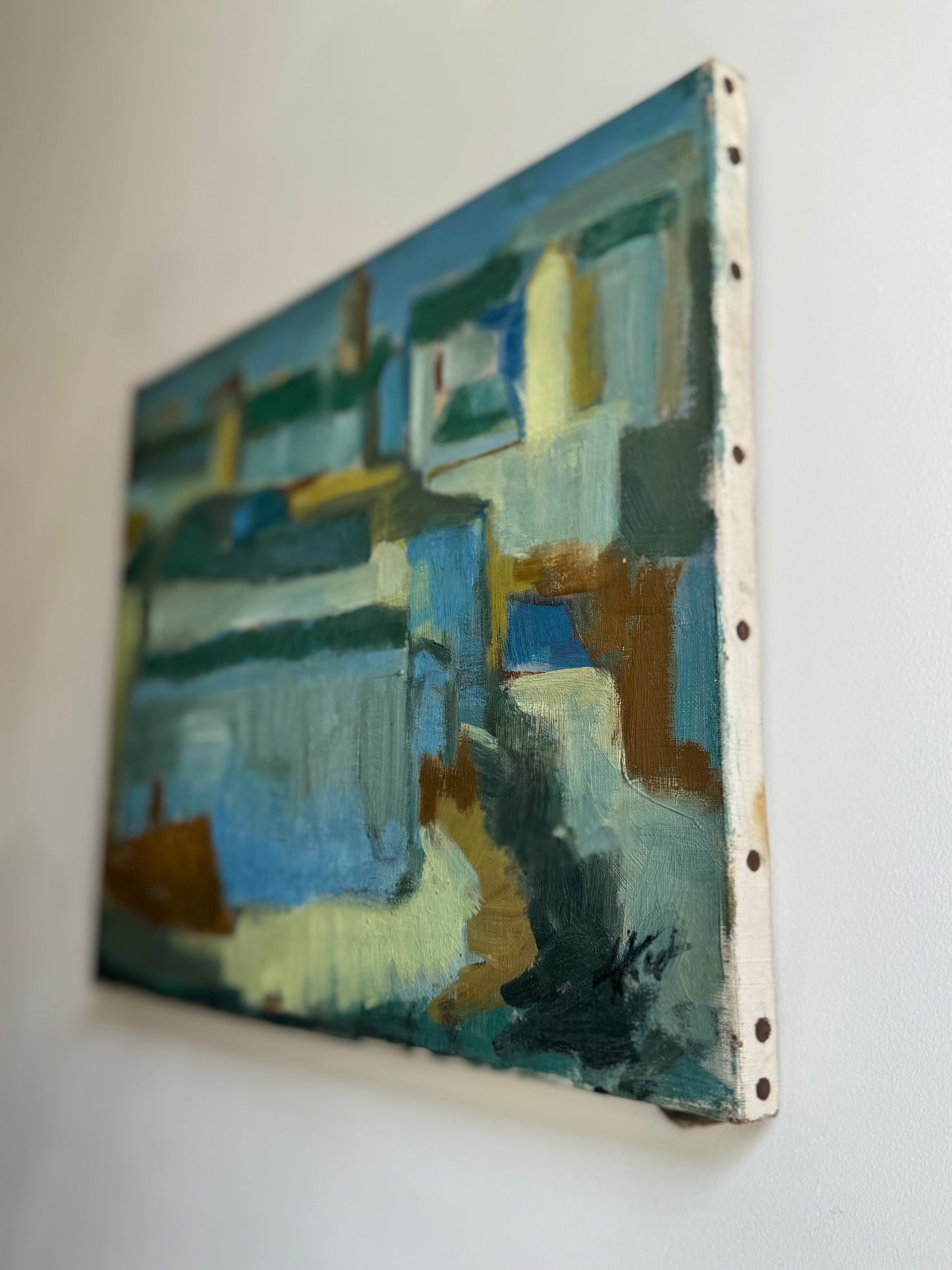 Abstract Study in Aquamarine