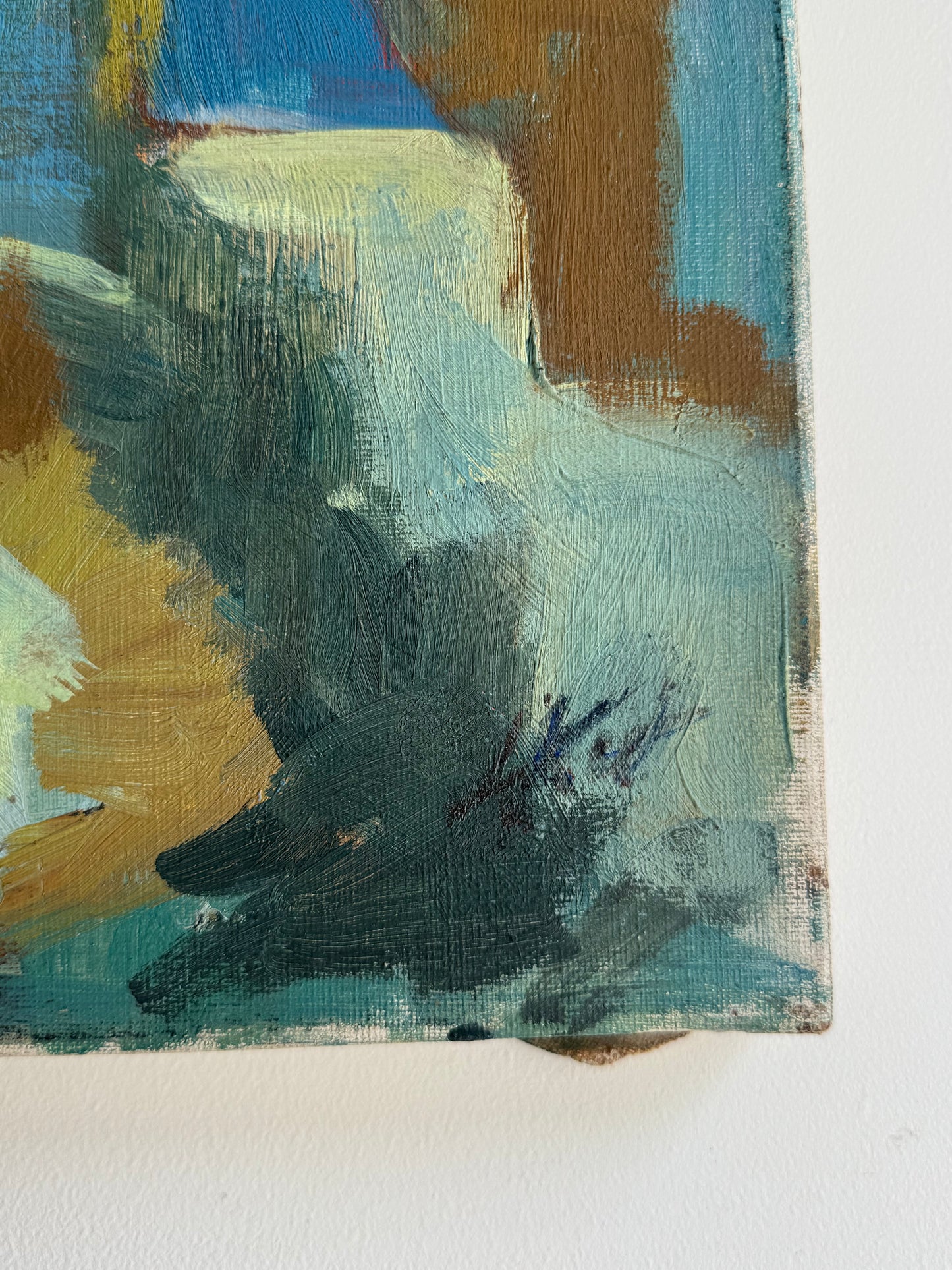 Abstract Study in Aquamarine