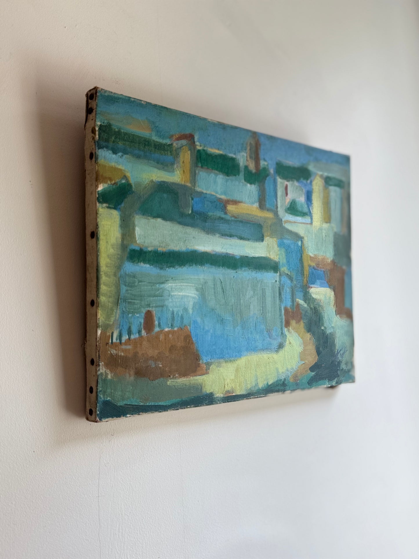 Abstract Study in Aquamarine