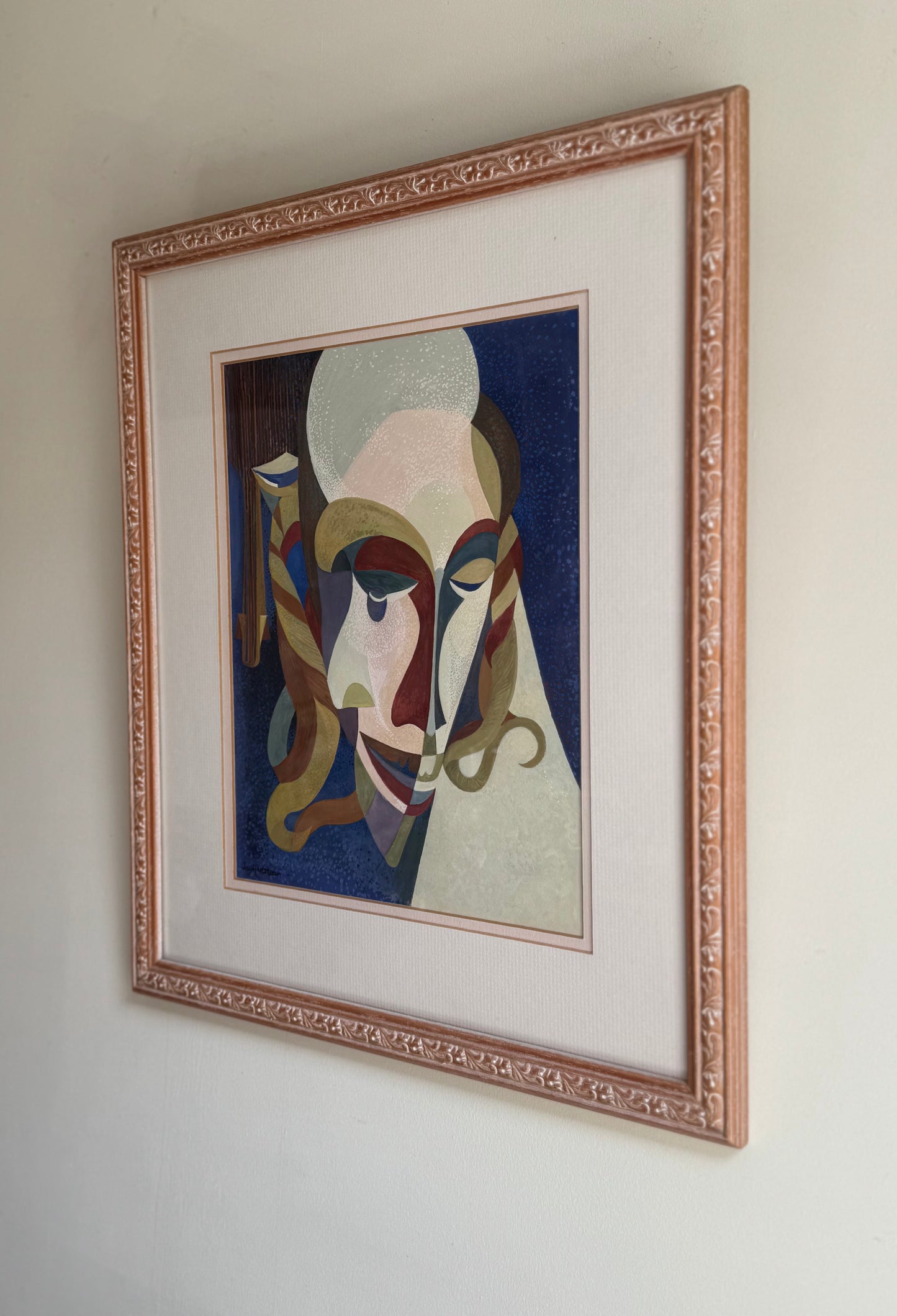 Abstract Masks Gouache