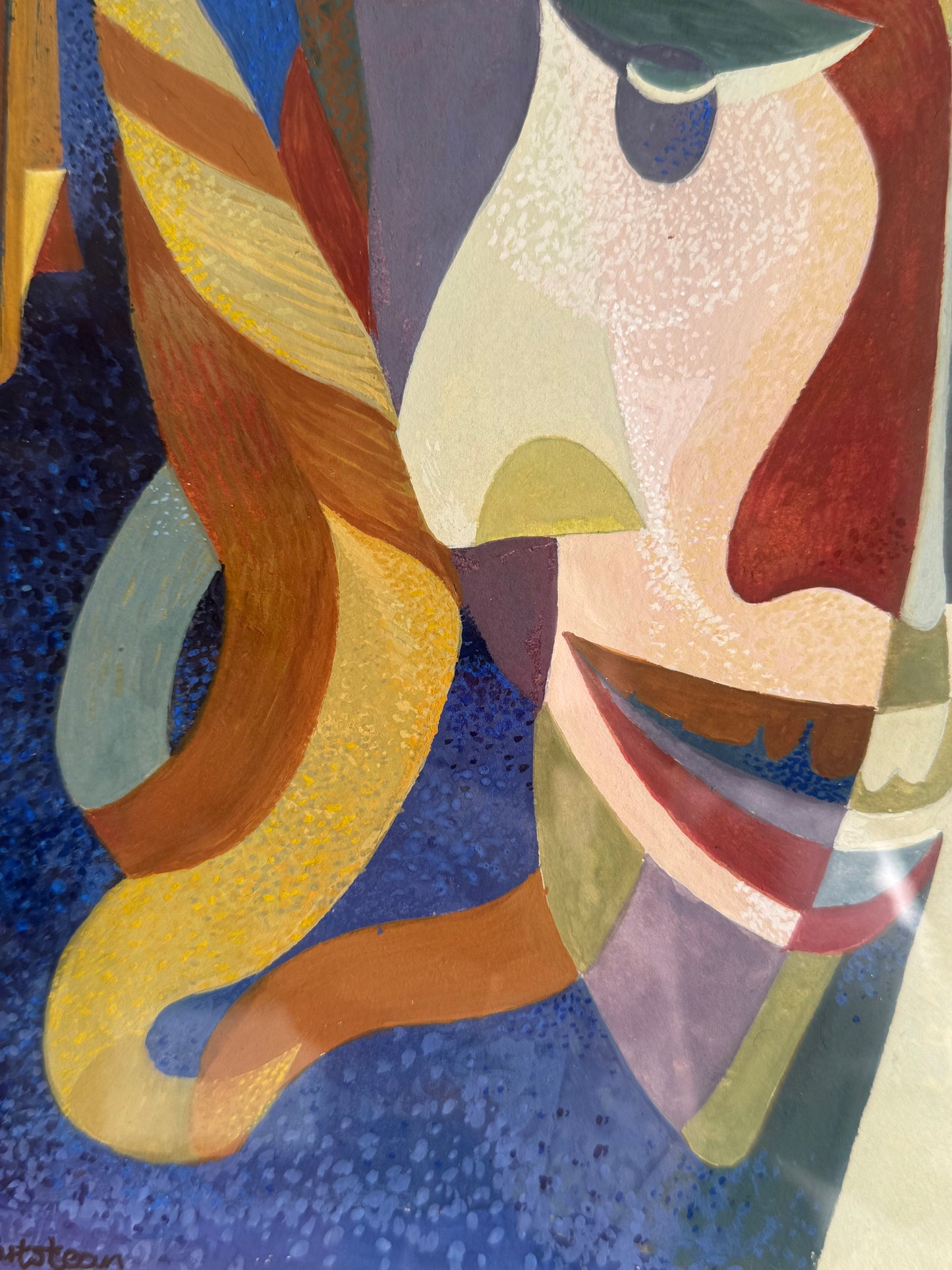 Abstract Masks Gouache
