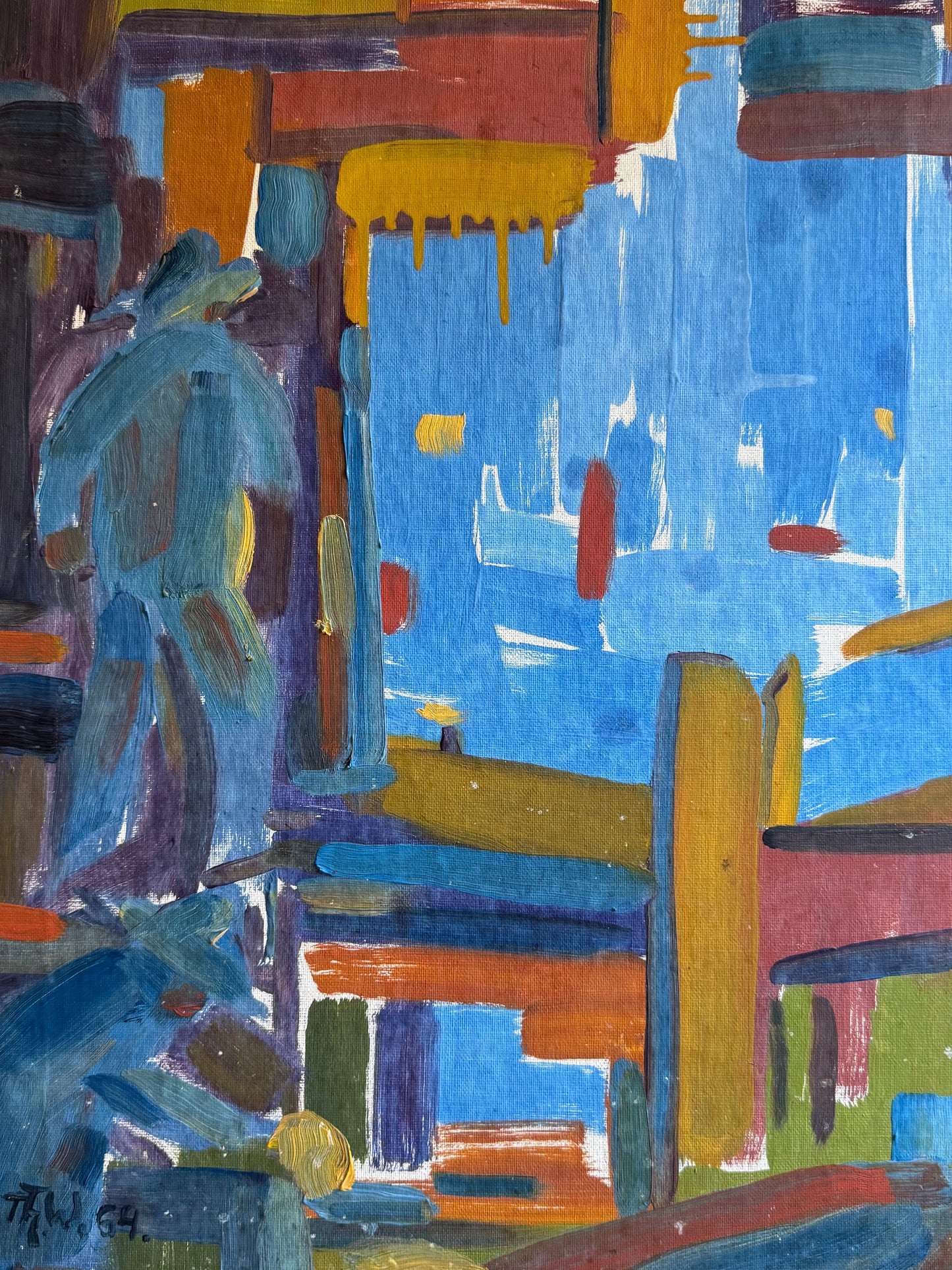 Yellow and Blue Forms