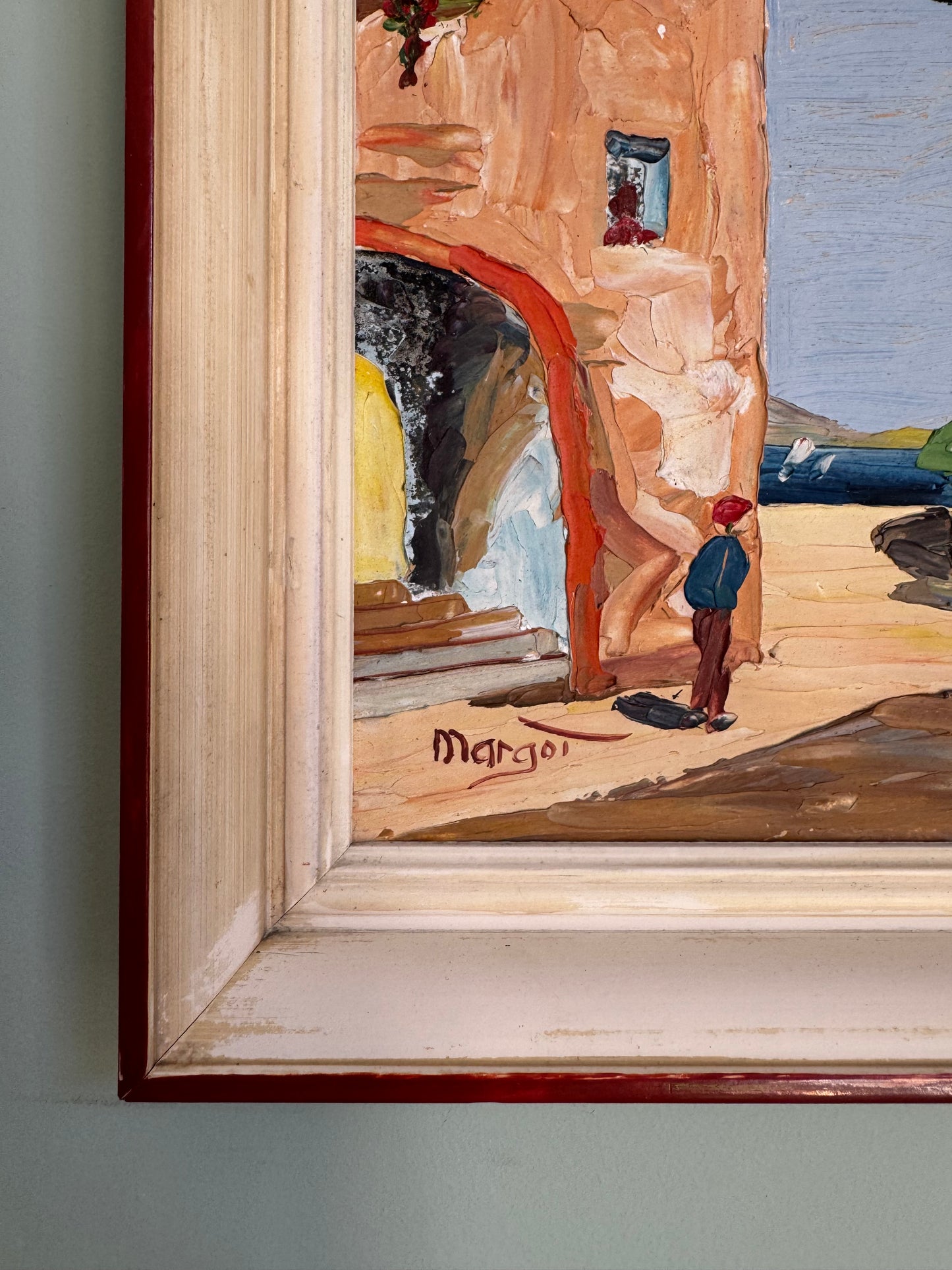 French Riviera Town Scene