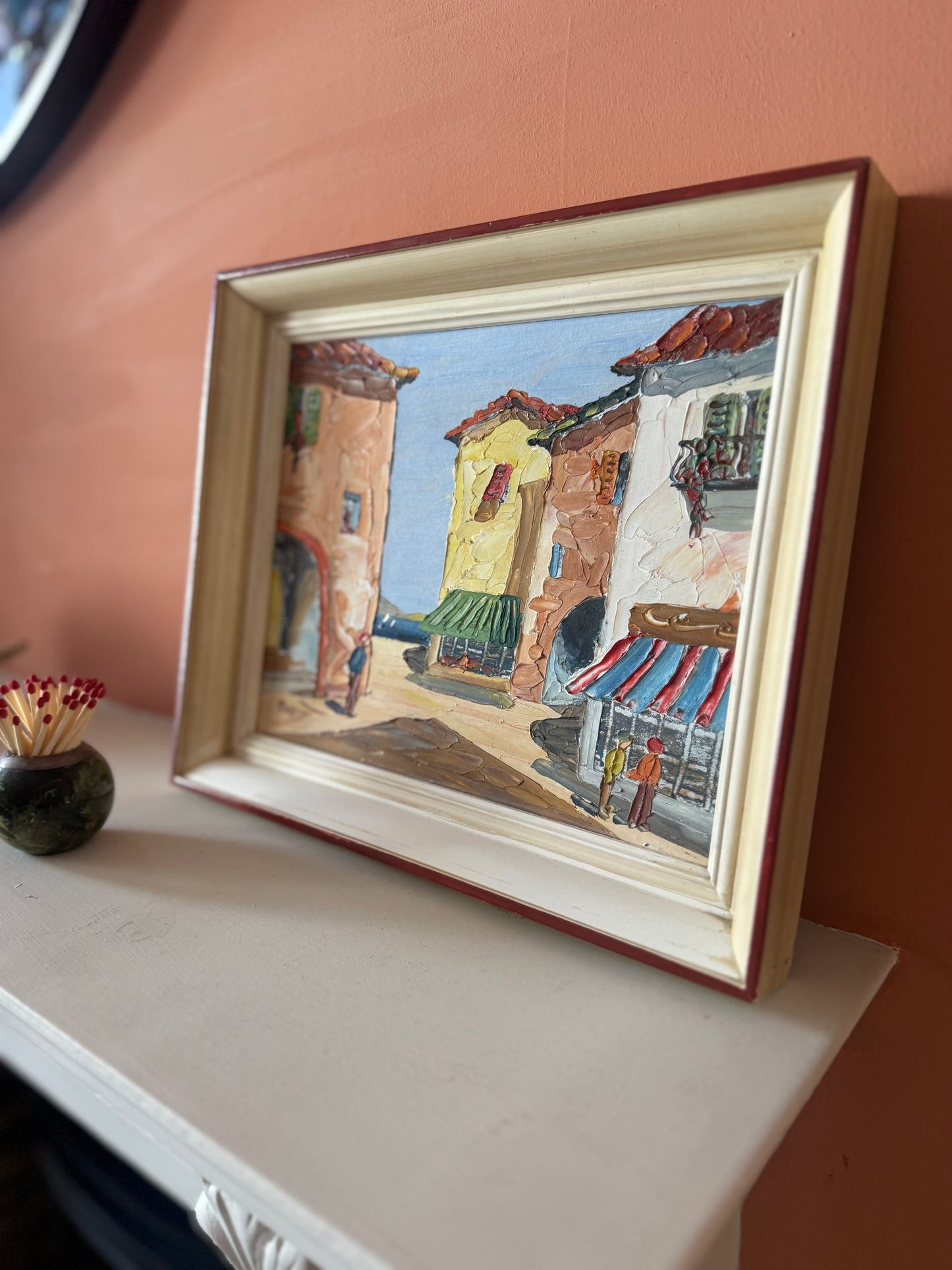 French Riviera Town Scene