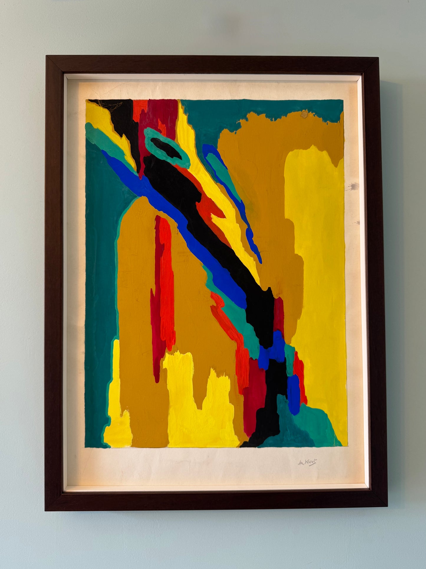 Abstract Composition, Signed M. West