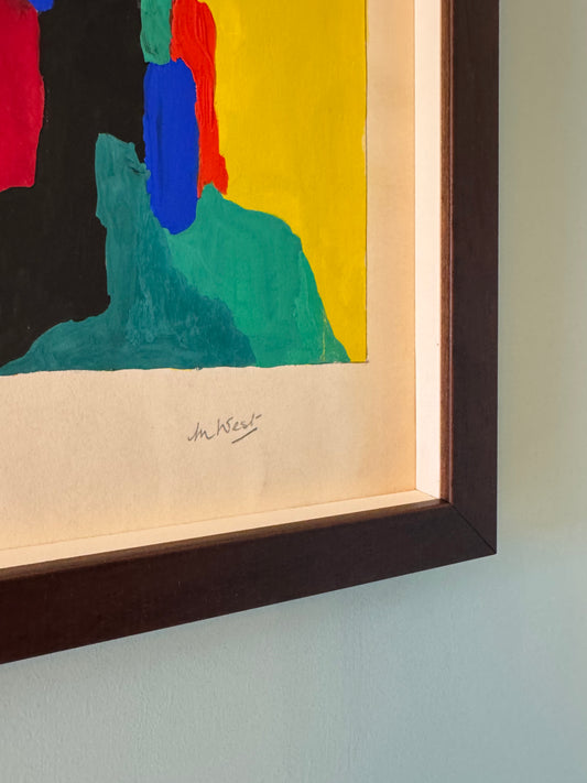 Abstract Composition, Signed M. West